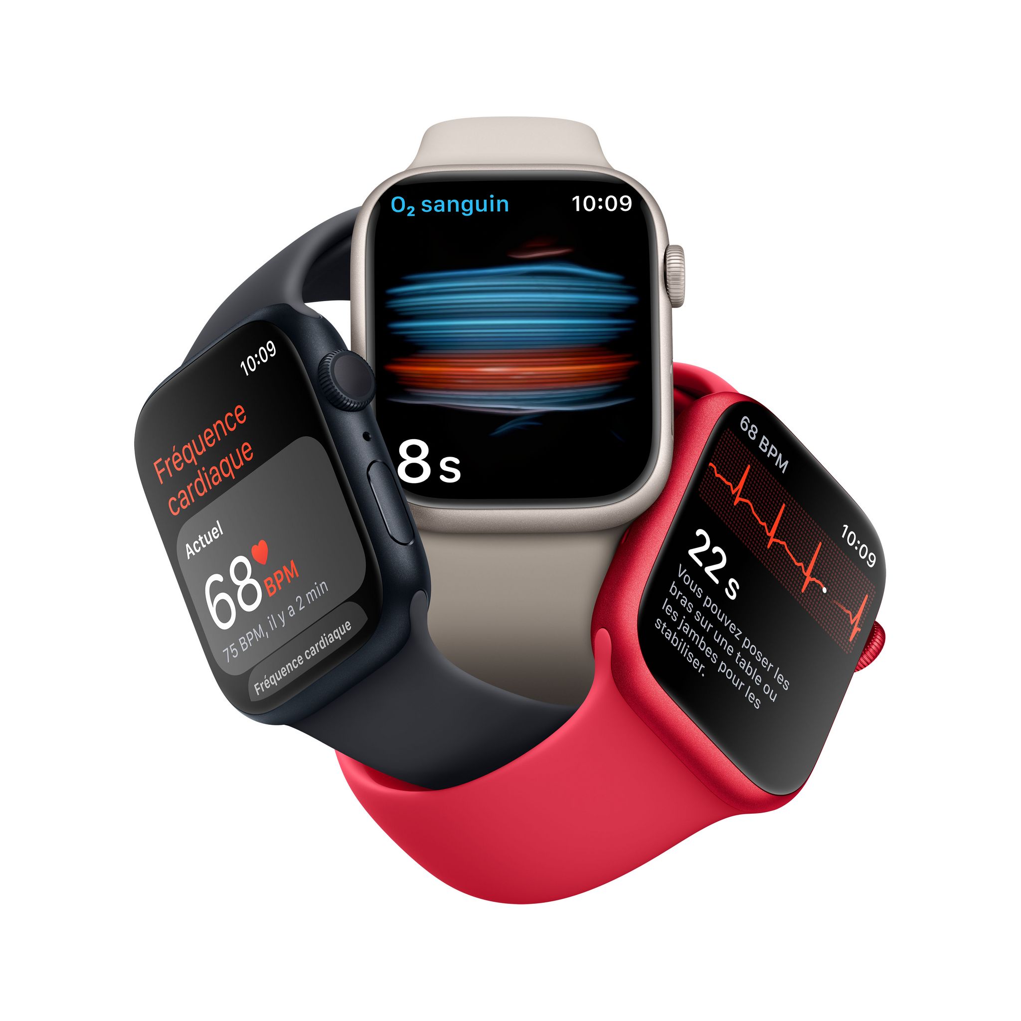 Voir la diapositive 5 : APPLE Watch Séries 8 41mm Aluminium - Argent