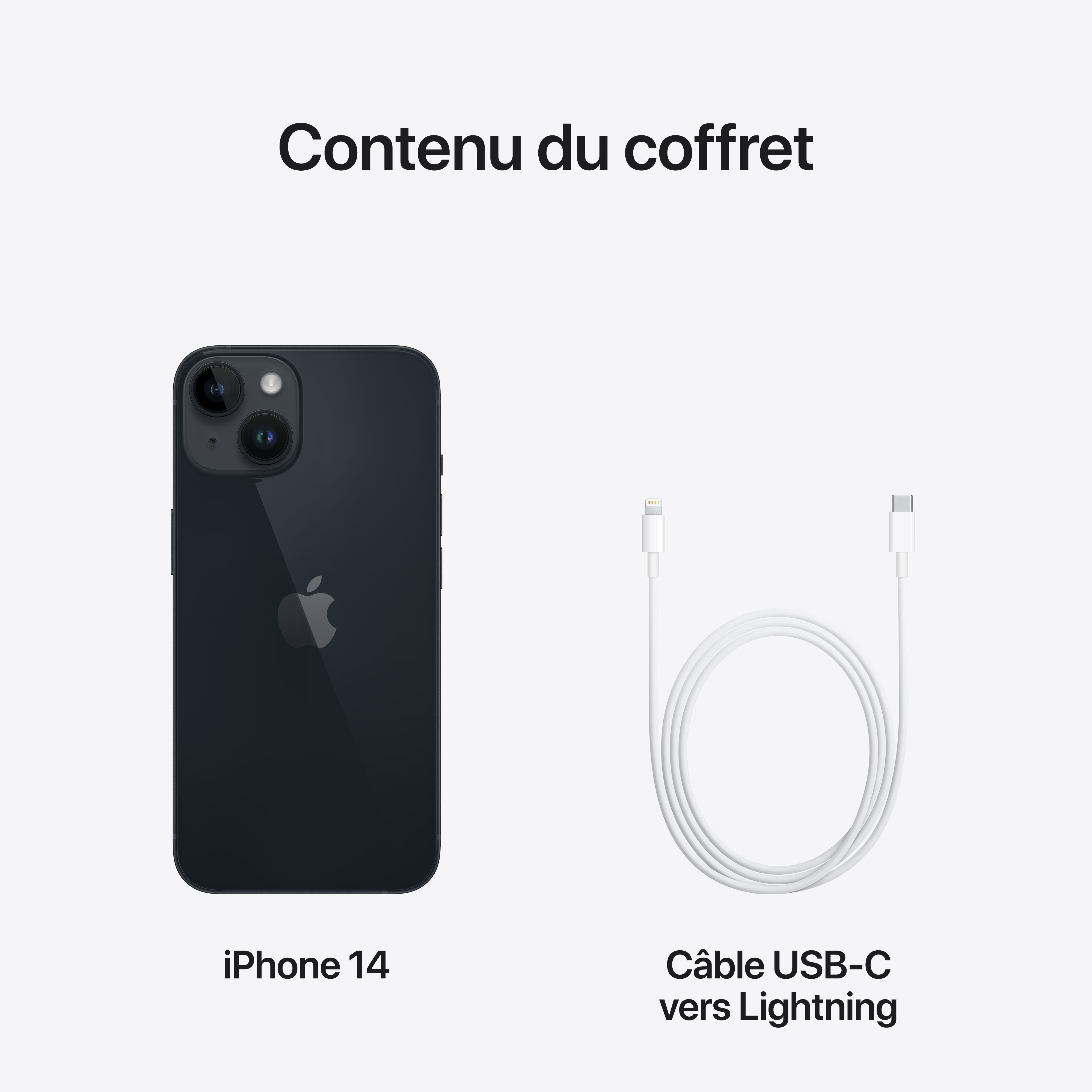 Voir la diapositive 10 : APPLE iPhone 14 512Go - Minuit