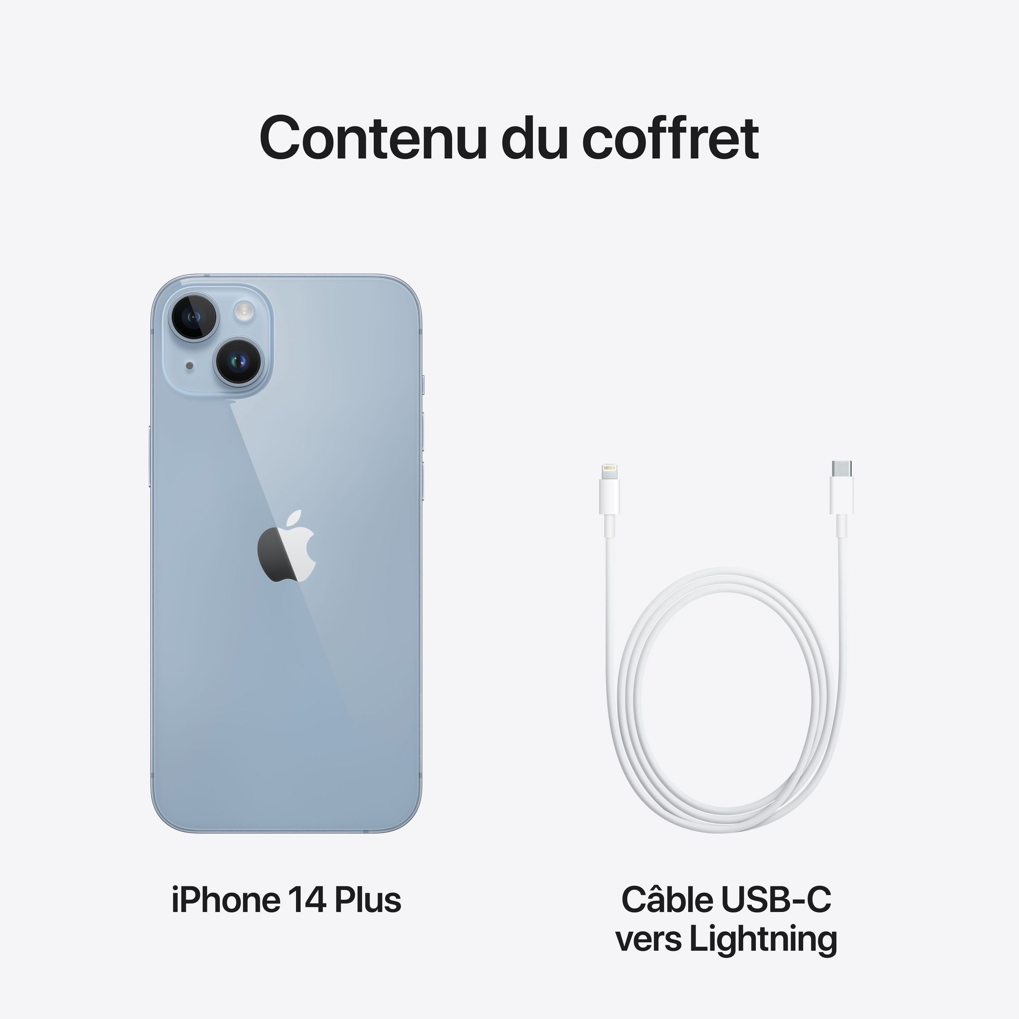 Voir la diapositive 10 : APPLE iPhone 14 Plus 512Go - Bleu
