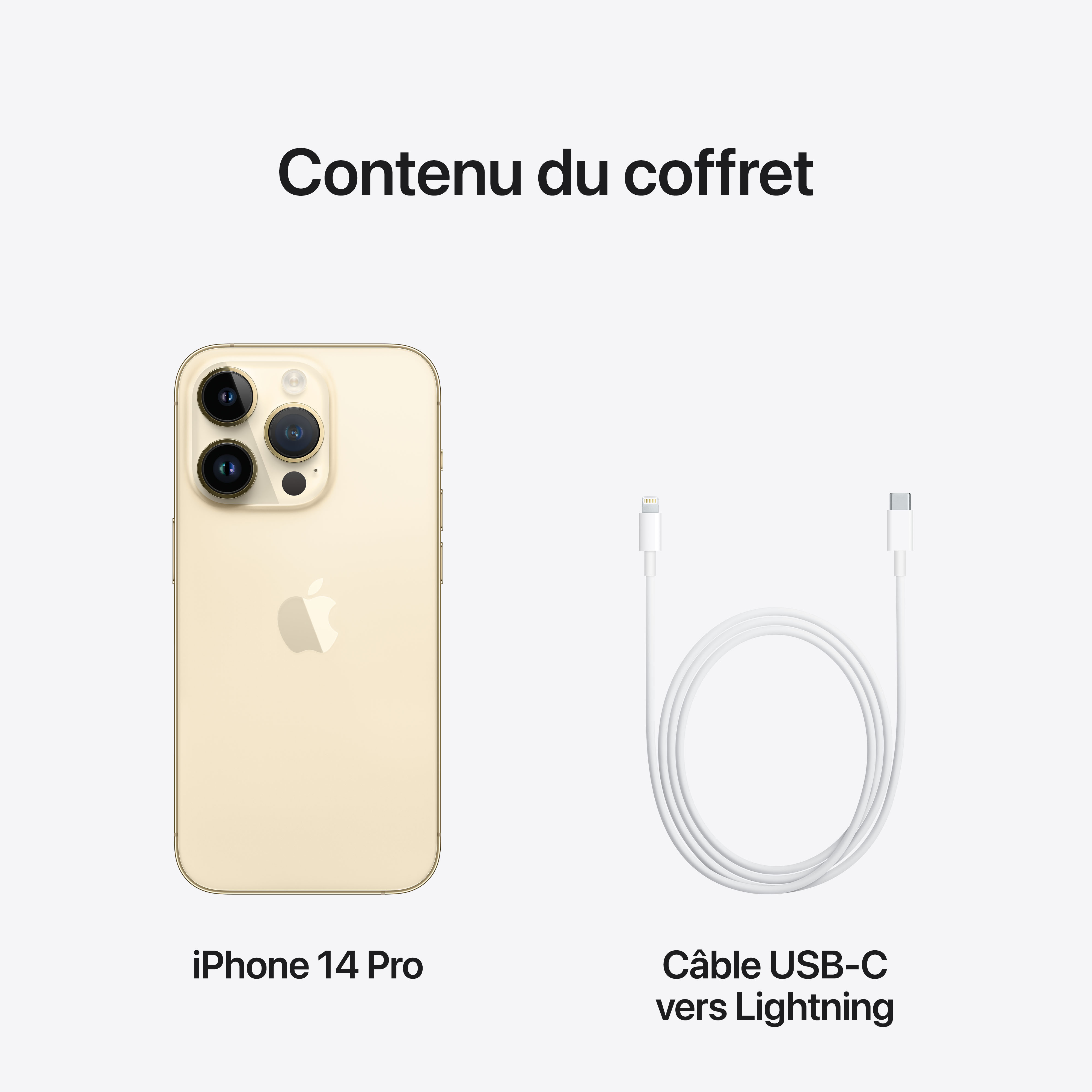 Voir la diapositive 10 : APPLE iPhone 14 Pro 256Go - Or