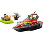 Voir la diapositive 2 : LEGO City 60373 - Bateau de sauvetage des pompiers