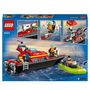 Voir la diapositive 8 : LEGO City 60373 - Bateau de sauvetage des pompiers