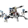 Voir la diapositive 2 : LEGO Star Wars 75345 - Pack de combat des Clone-Troopers de la 501ème légion
