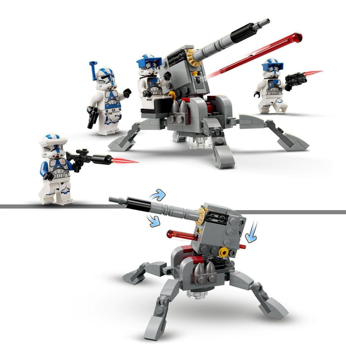 LEGO Star Wars 75345 - Pack de combat des Clone-Troopers de la 501ème légion