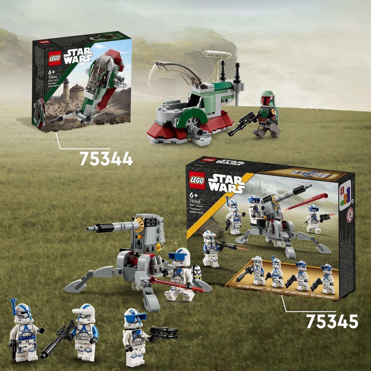 LEGO Star Wars 75345 - Pack de combat des Clone-Troopers de la 501ème légion