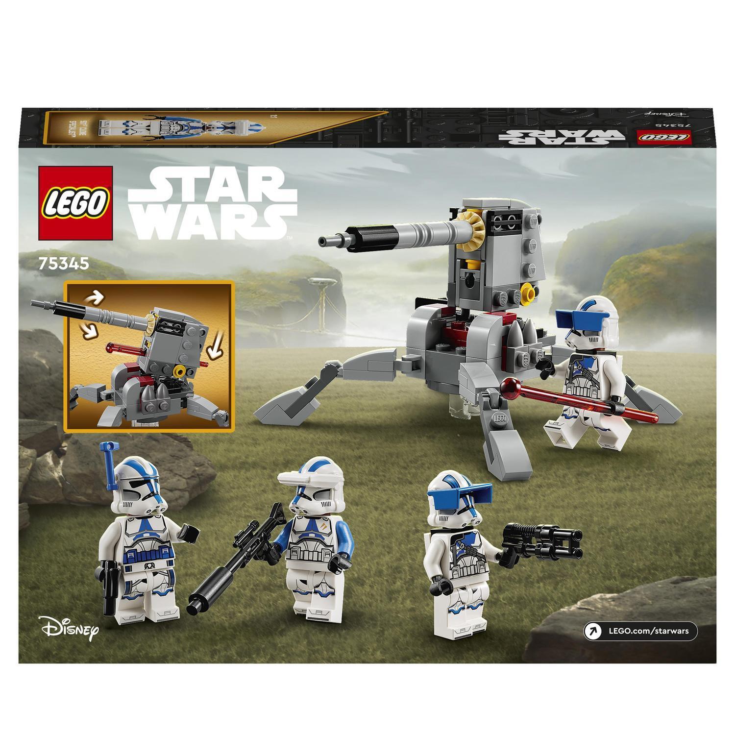 Voir la diapositive 8 : LEGO Star Wars 75345 Pack de Combat des Clone Troopers de la 501ème Légion - Jeu dès 6 ans