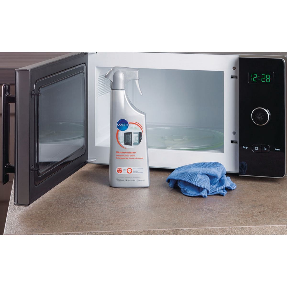 WPRO Spray nettoyant micro-ondes MWO111 - Gris