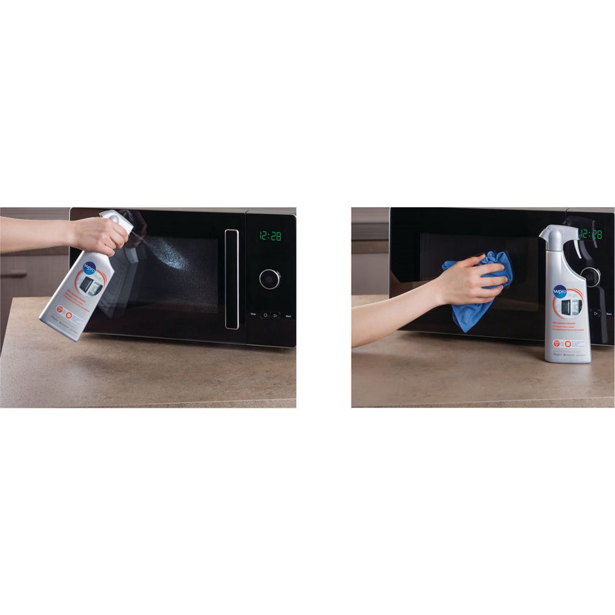 WPRO Spray nettoyant micro-ondes MWO111 - Gris