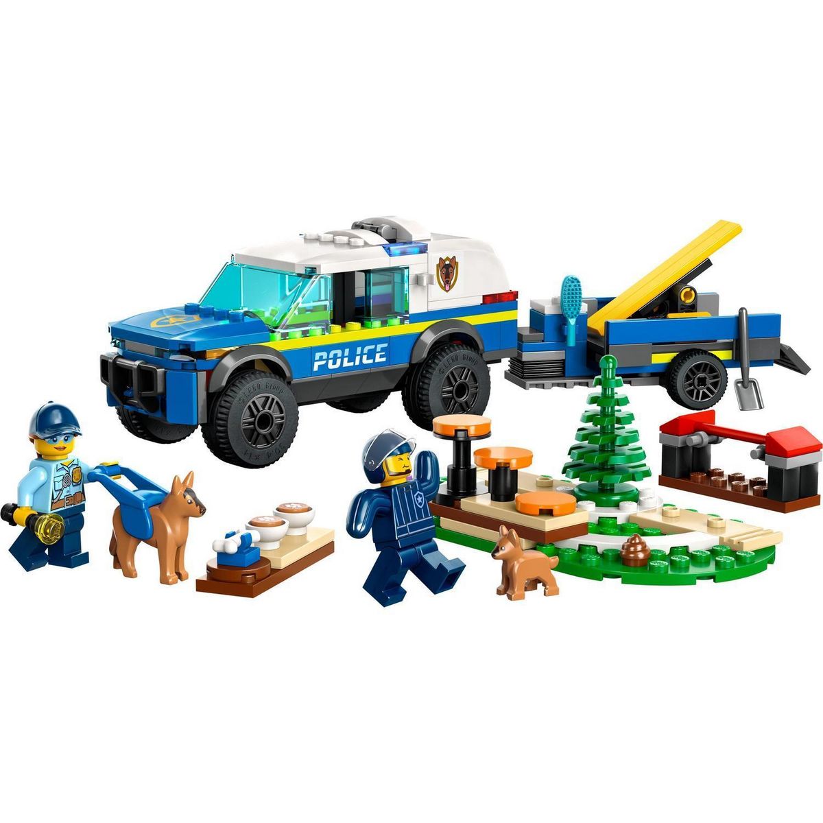 LEGO City 60369 - Dressage des chiens policiers