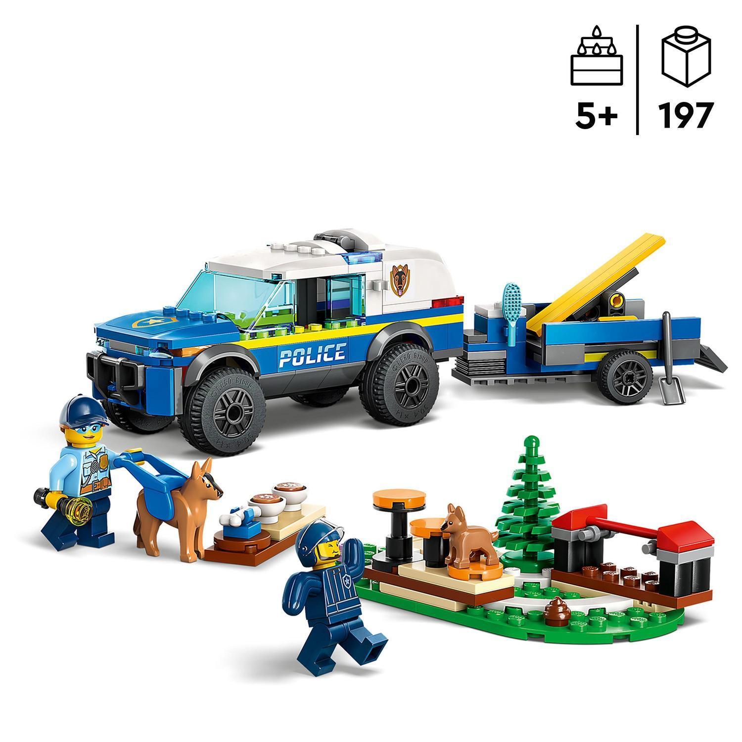 Voir la diapositive 3 : LEGO City 60369 - Dressage des chiens policiers