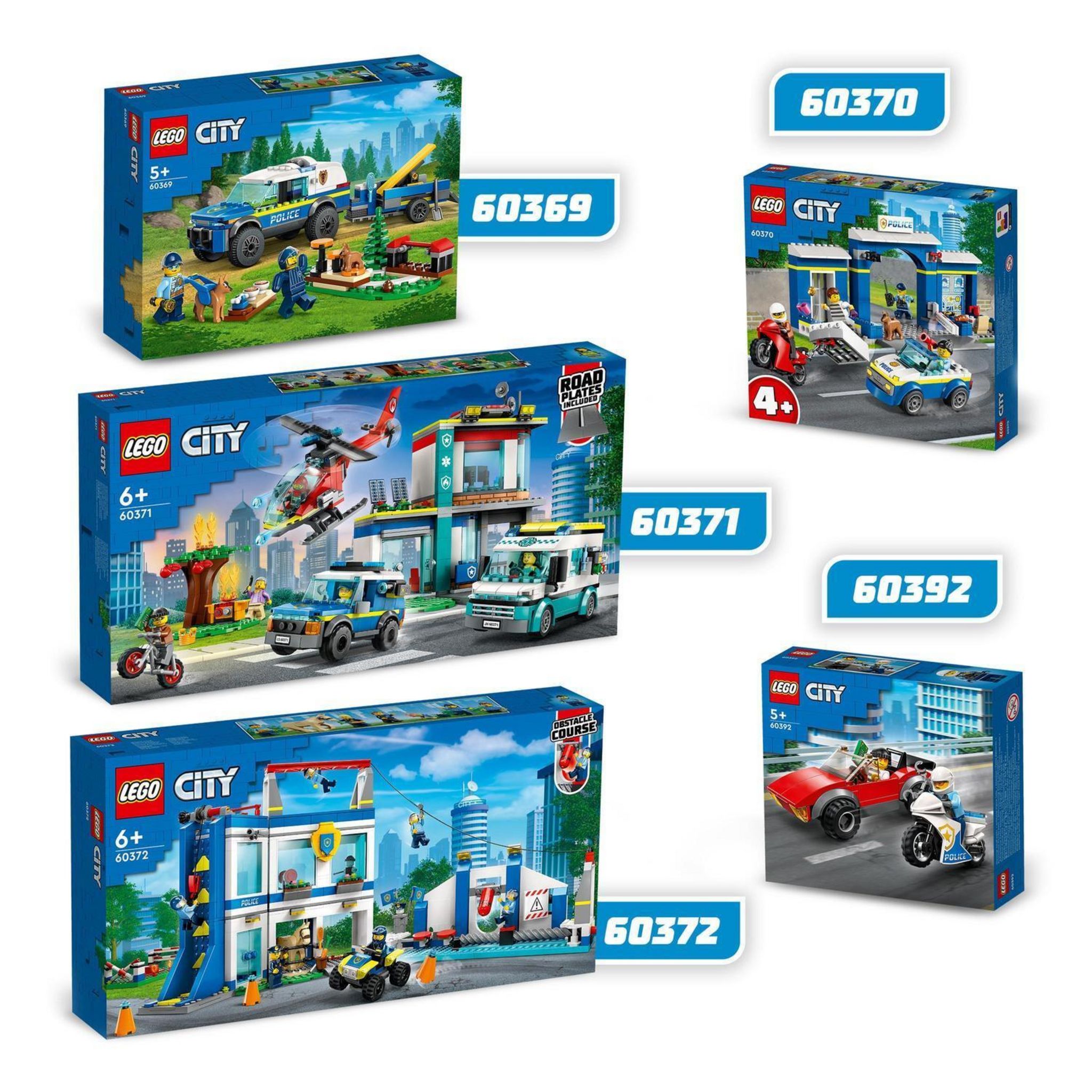 Voir la diapositive 6 : LEGO City 60369 - Dressage des chiens policiers
