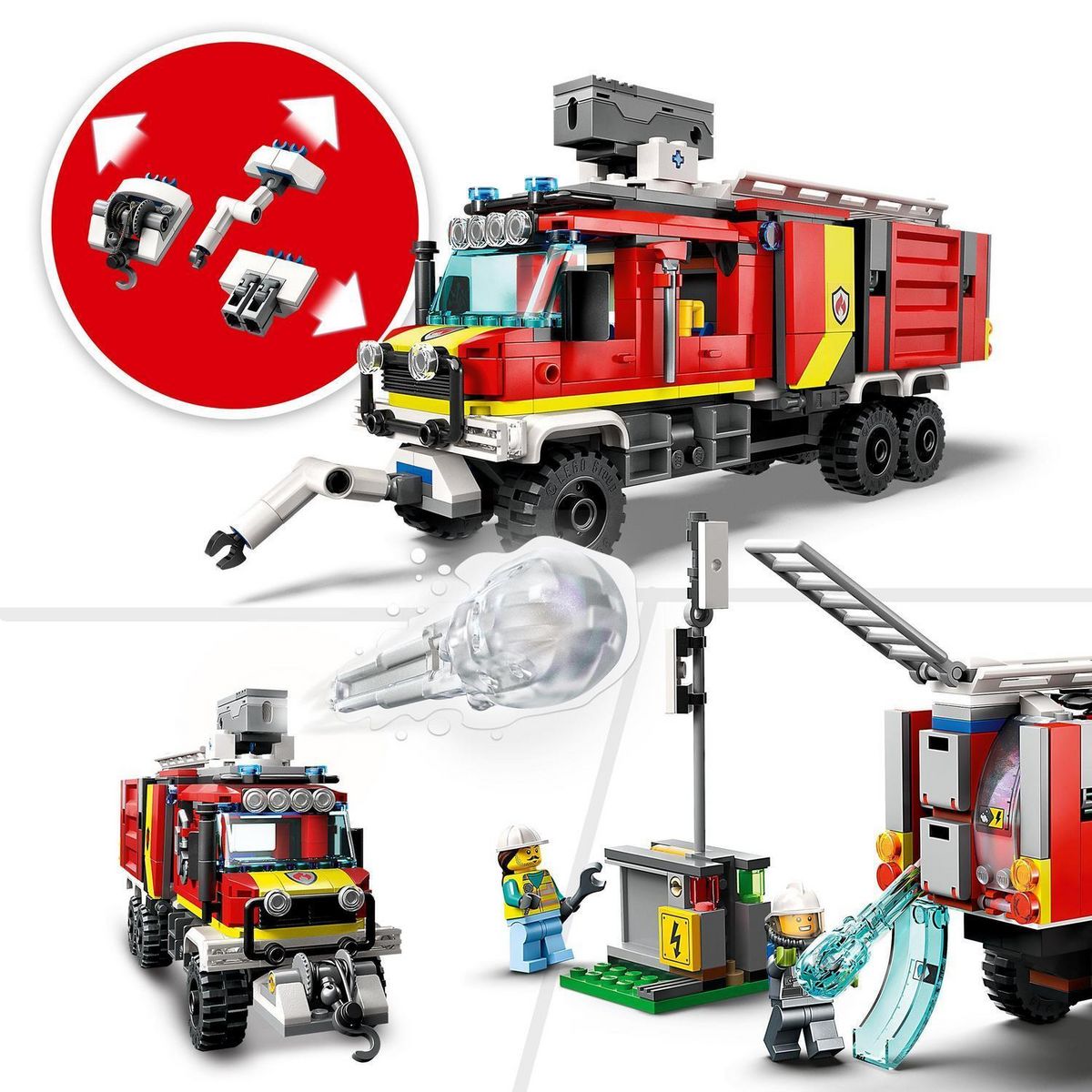 LEGO City 60374 - La camion d'intervention des pompiers