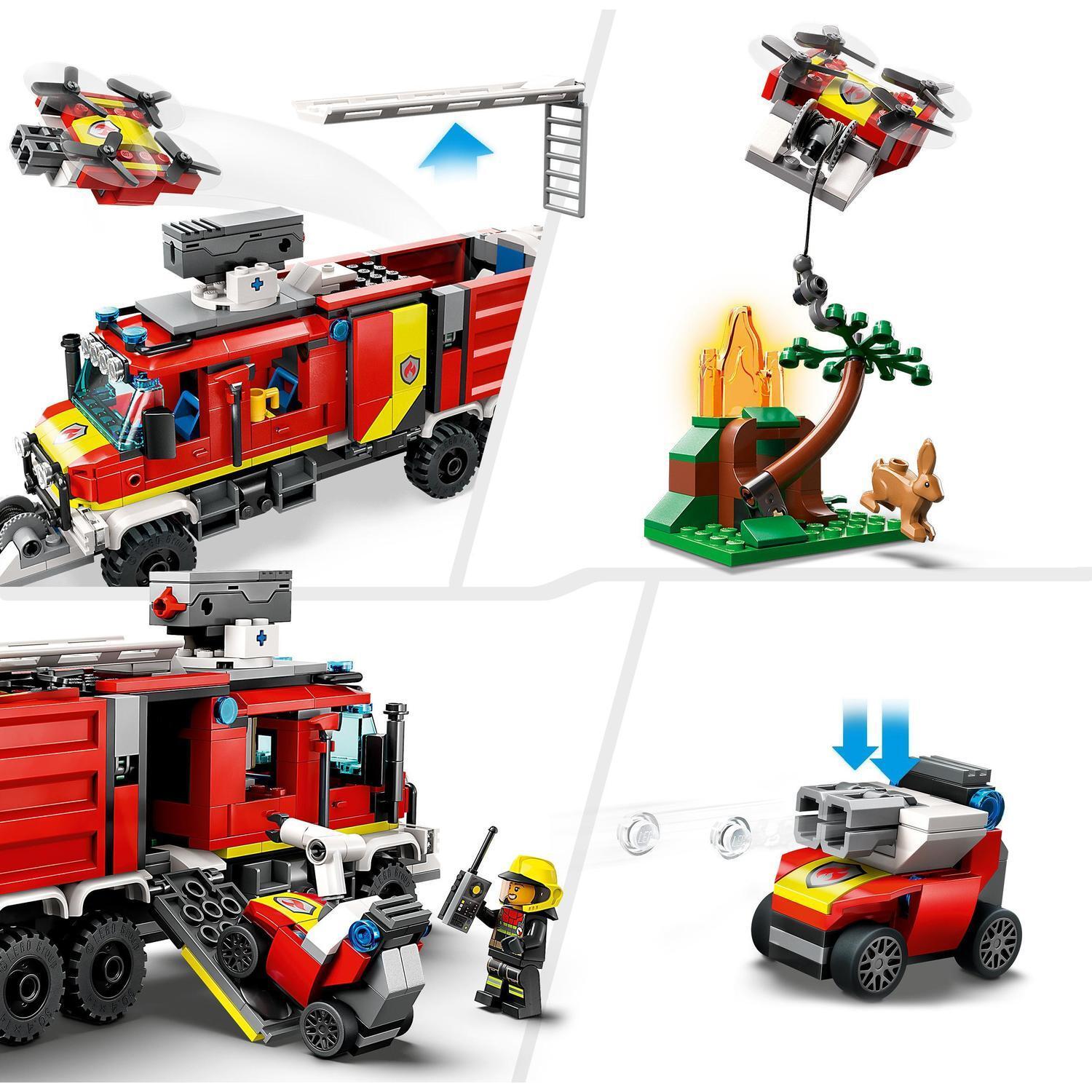 Voir la diapositive 5 : LEGO City 60374 - La camion d'intervention des pompiers