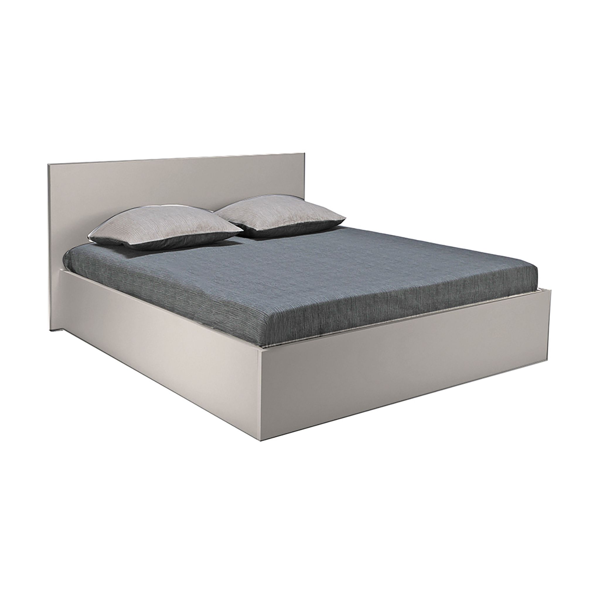 Voir la diapositive 3 : Lit coffre avec sommier relevable et tête de lit 160x200 cm MADRID