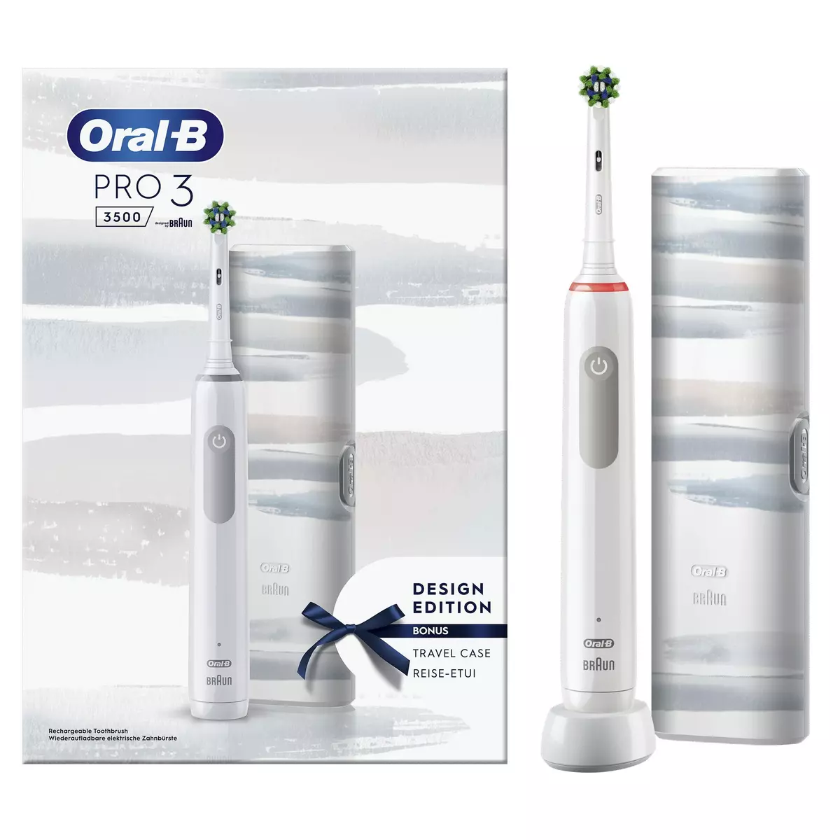 ORAL-B Brosse à dents électrique PRO 3500 - Blanc