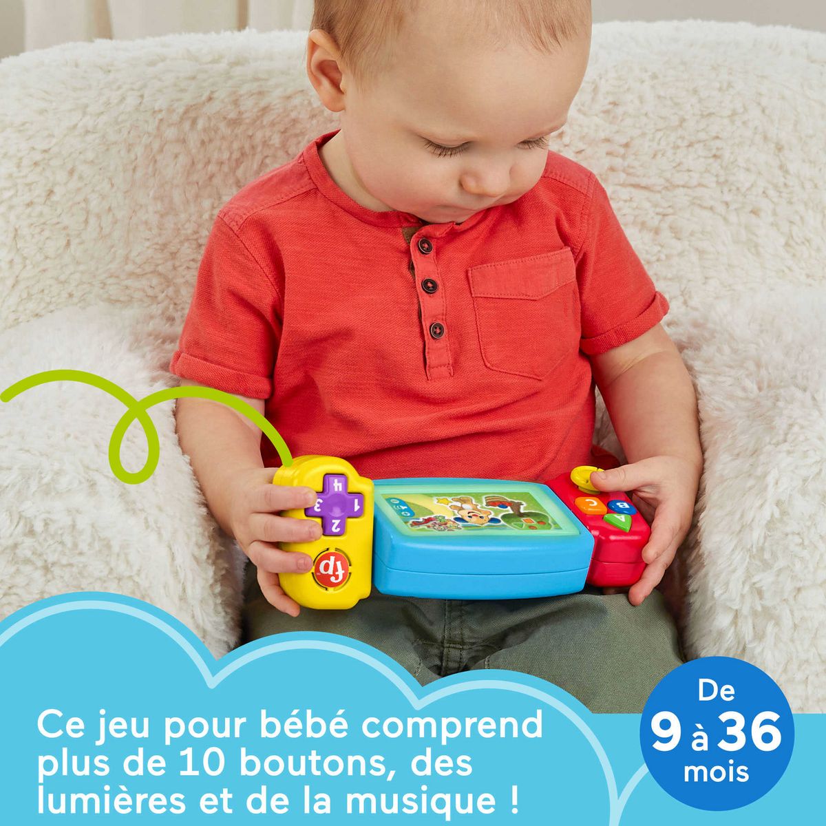 MATTEL Ma Tourni-Console d'Apprentissage Fisher Price