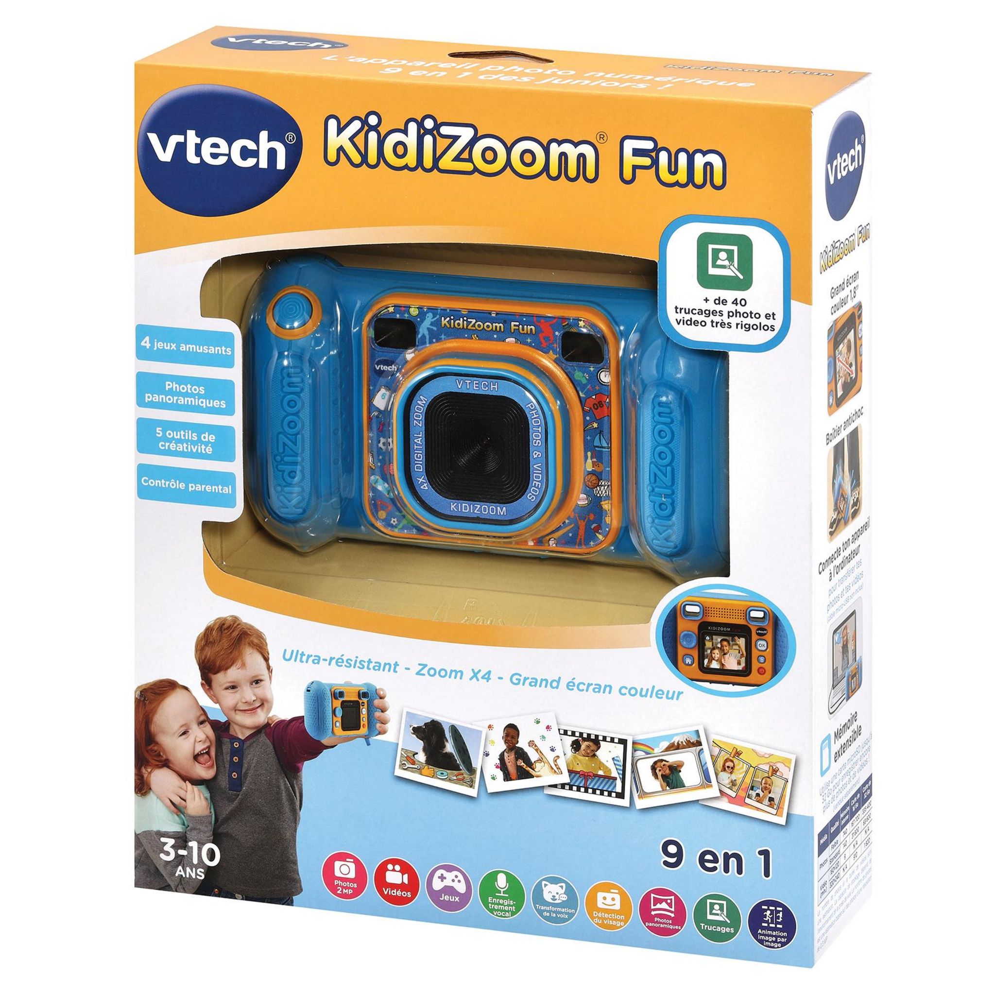 Voir la diapositive 7 : VTECH Kidizoom Fun - Bleu