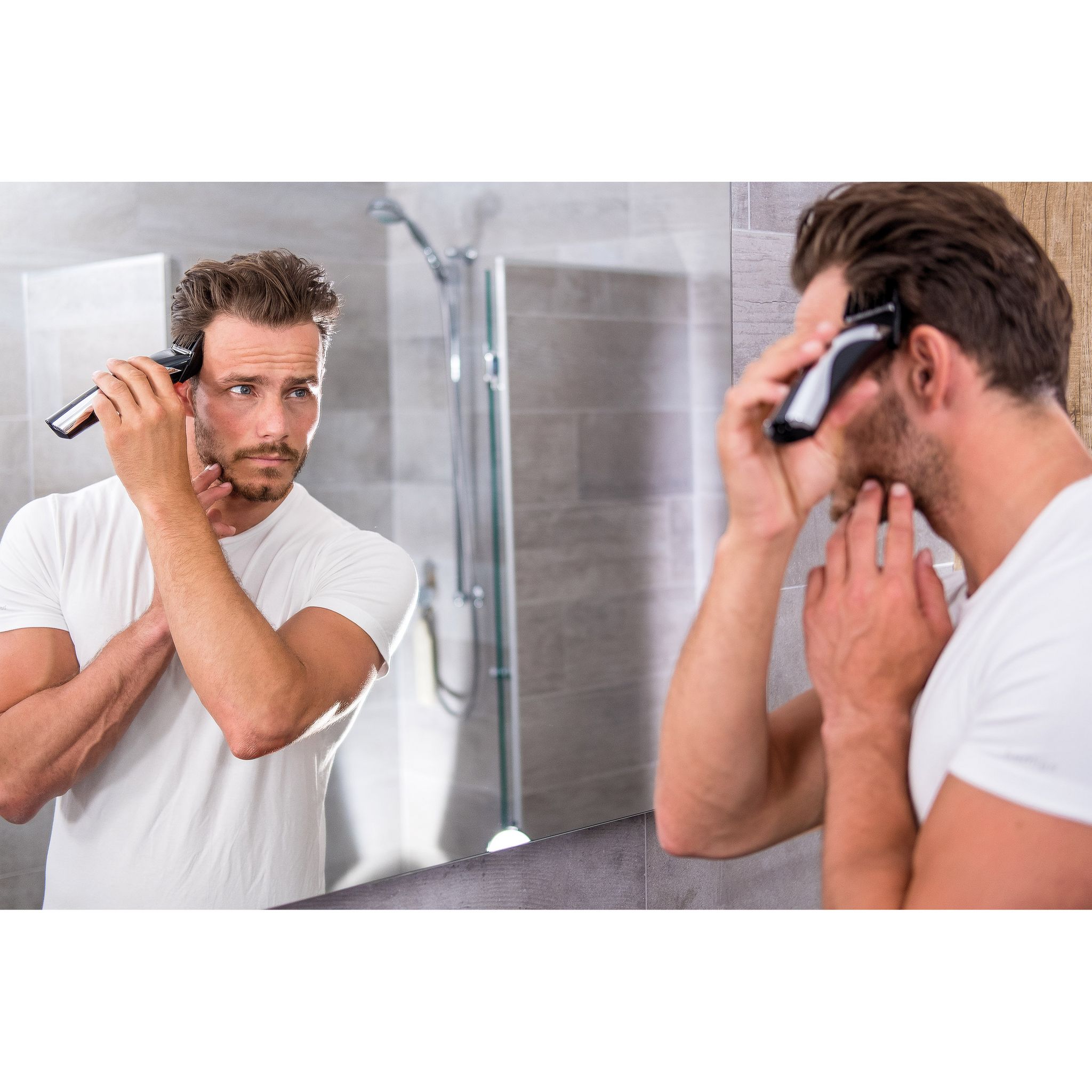 Voir la diapositive 4 : WAHL Tondeuse cheveux hybride 09697-1016 - Noir