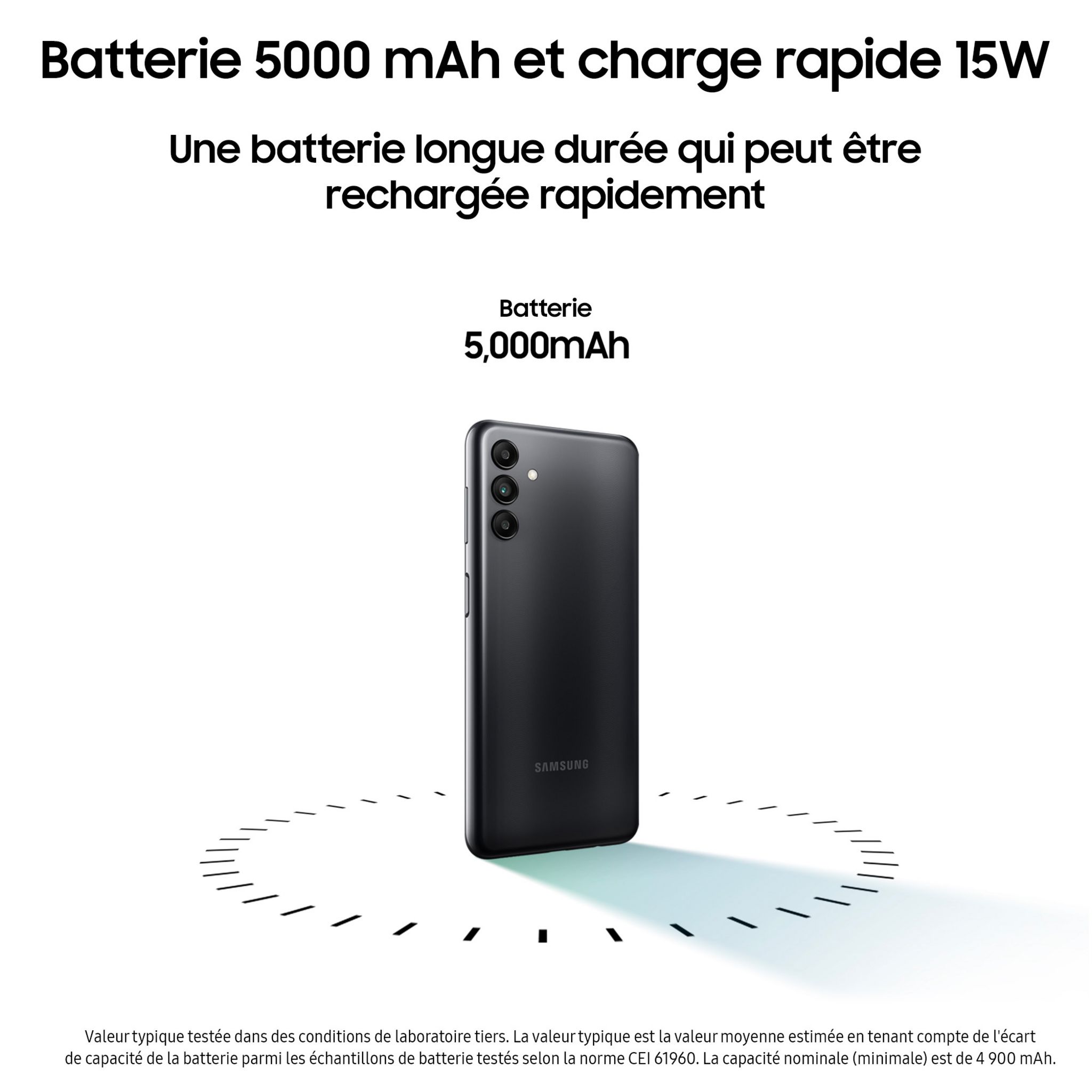 Voir la diapositive 7 : SAMSUNG Galaxy A04S 32GO - Noir