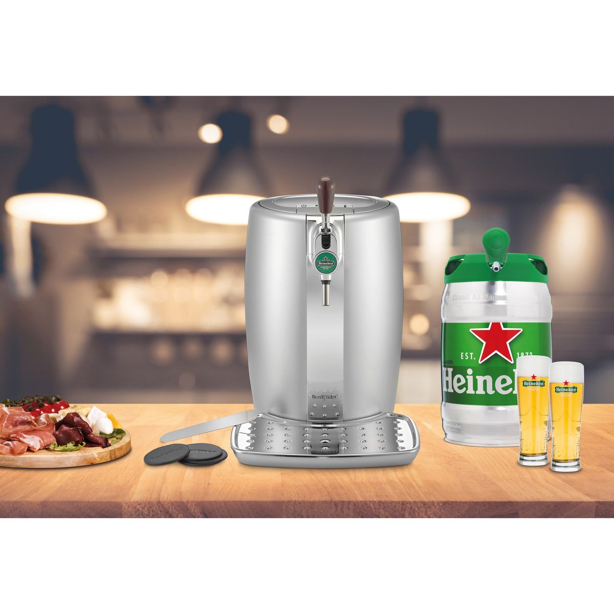 KRUPS Tireuse à bière Beertender YY4130FD - Silver