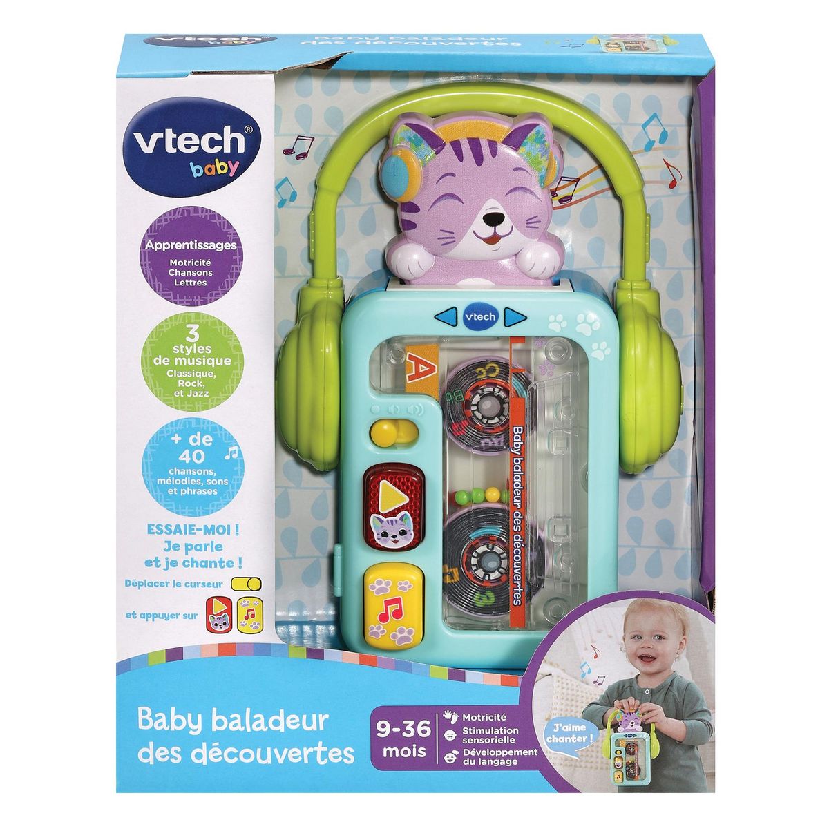 VTECH Baby Baladeur des découvertes