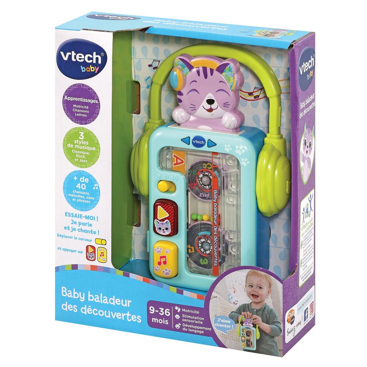 VTECH Baby Baladeur des découvertes