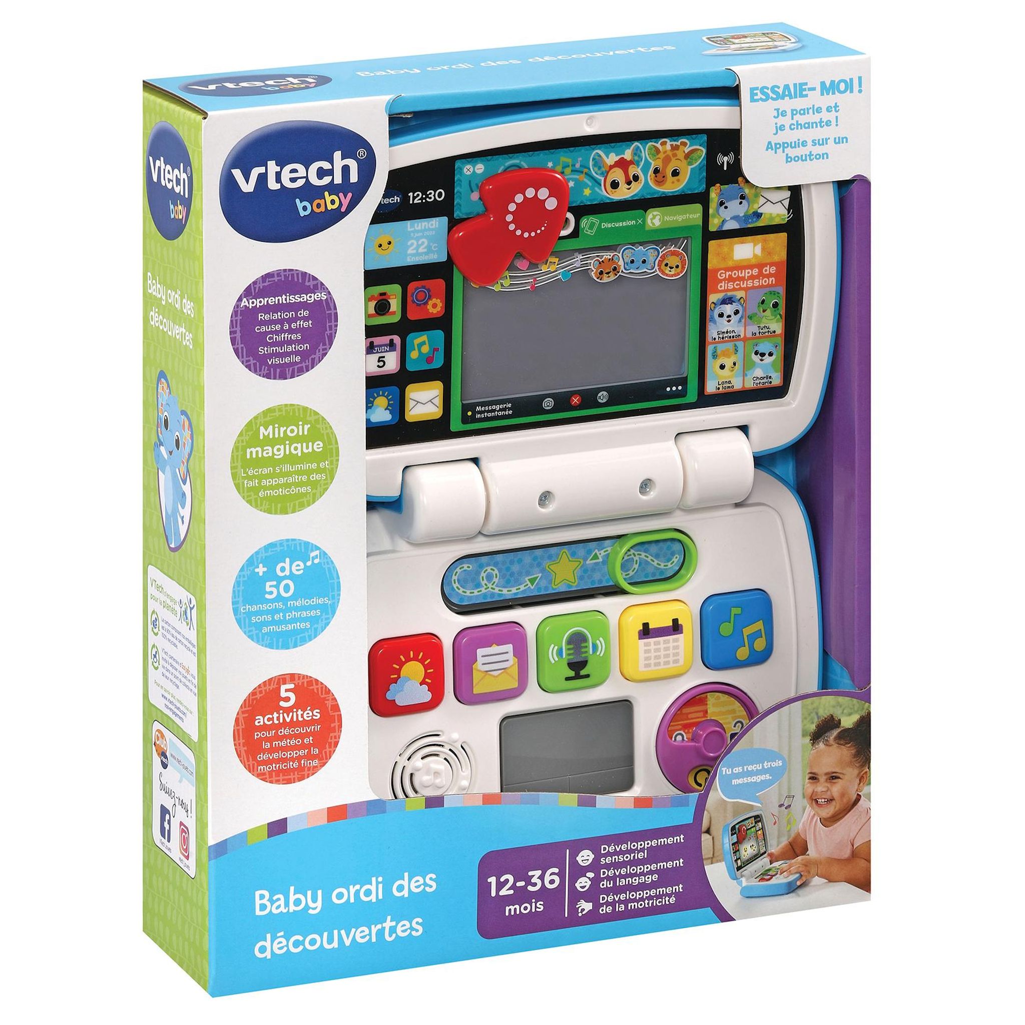 Voir la diapositive 2 : VTECH Baby Ordi des découvertes