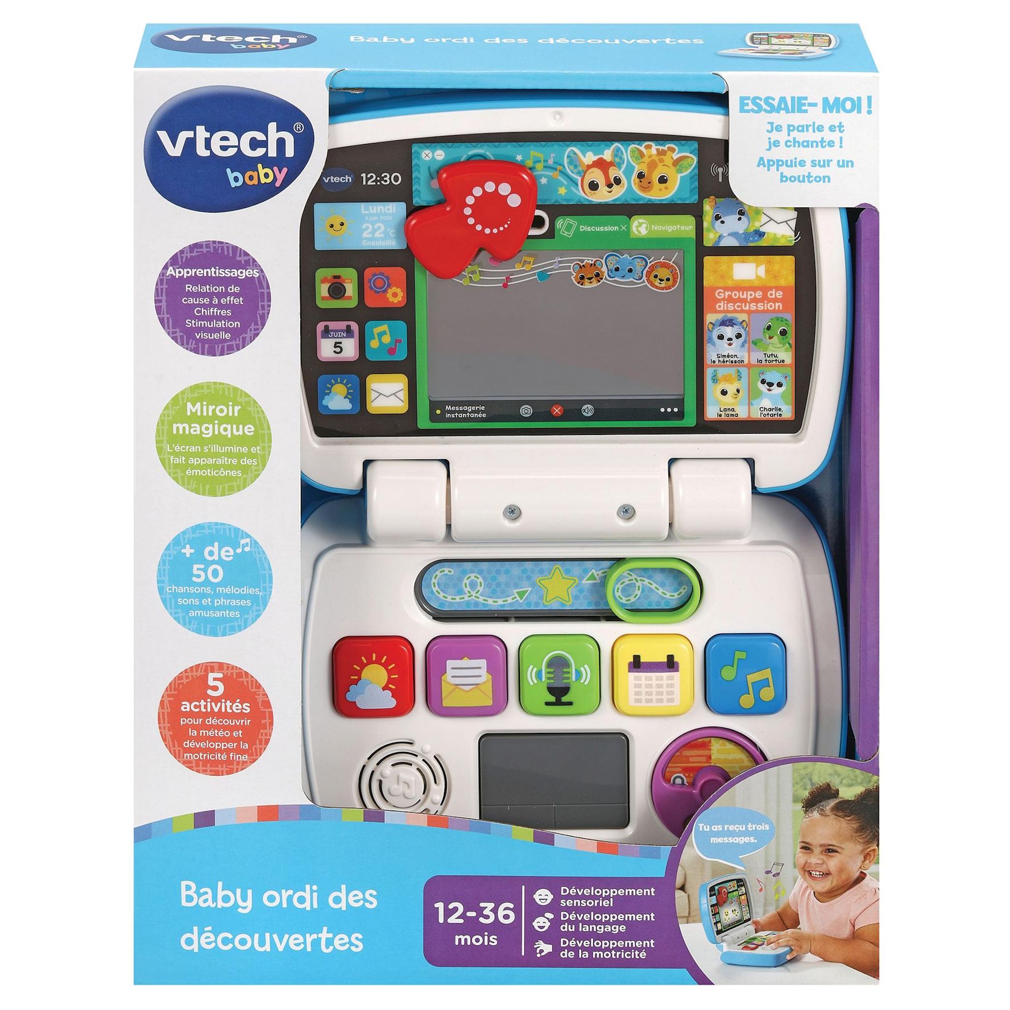 Voir la diapositive 3 : VTECH Baby Ordi des découvertes