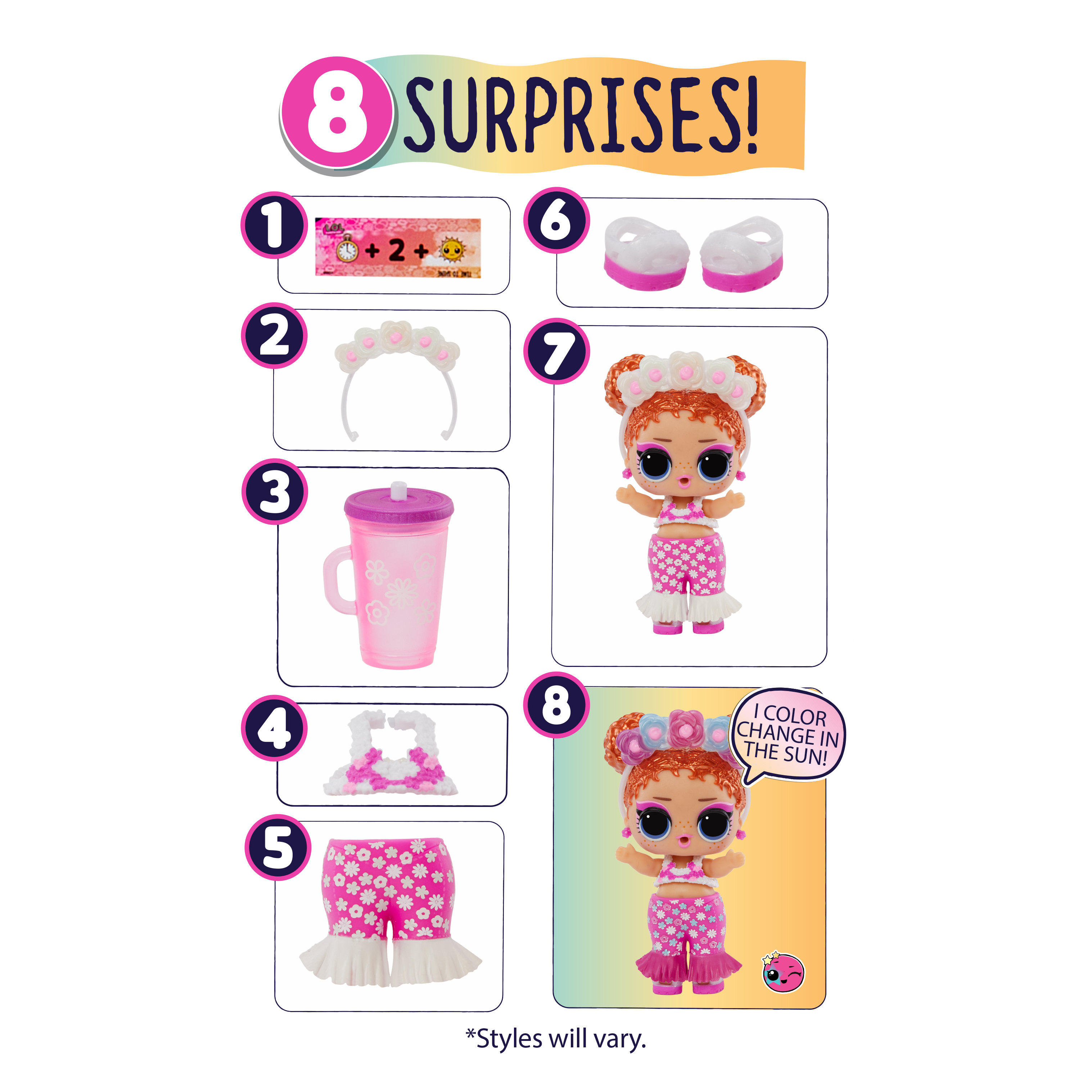 Voir la diapositive 8 : MGA Figurine LOL Sunshine Makeover