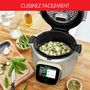 Voir la diapositive 13 : MOULINEX Multicuiseur intelligent Cookeo Touch Wifi EC912A00 - Silver