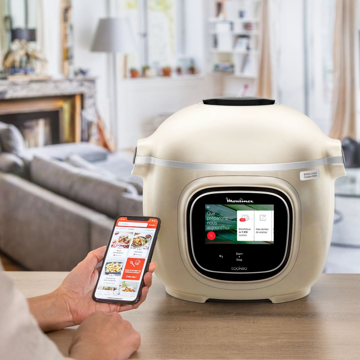 MOULINEX Multicuiseur intelligent Cookeo Touch Wifi EC912A00 - Silver