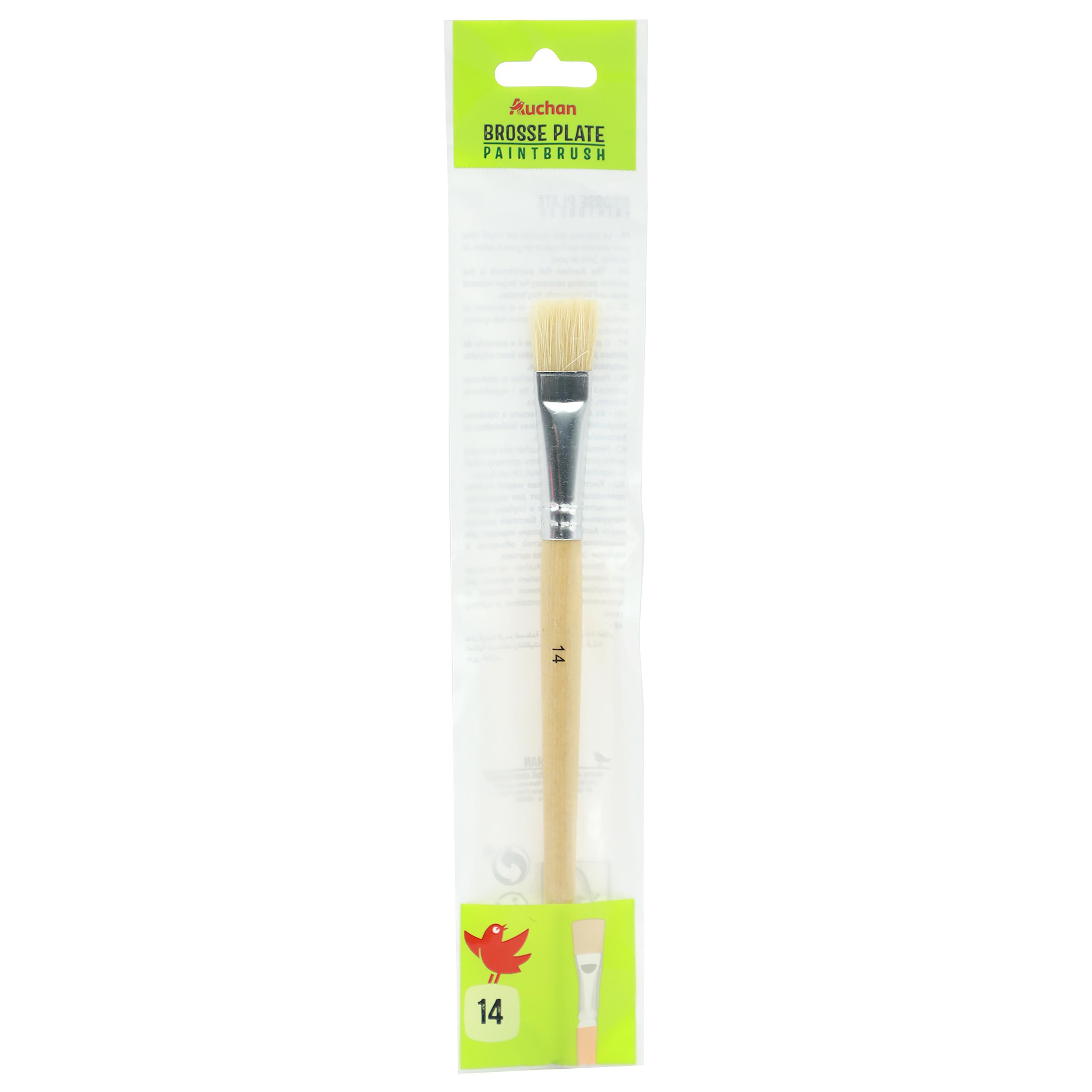 AUCHAN Pinceau Plat N14