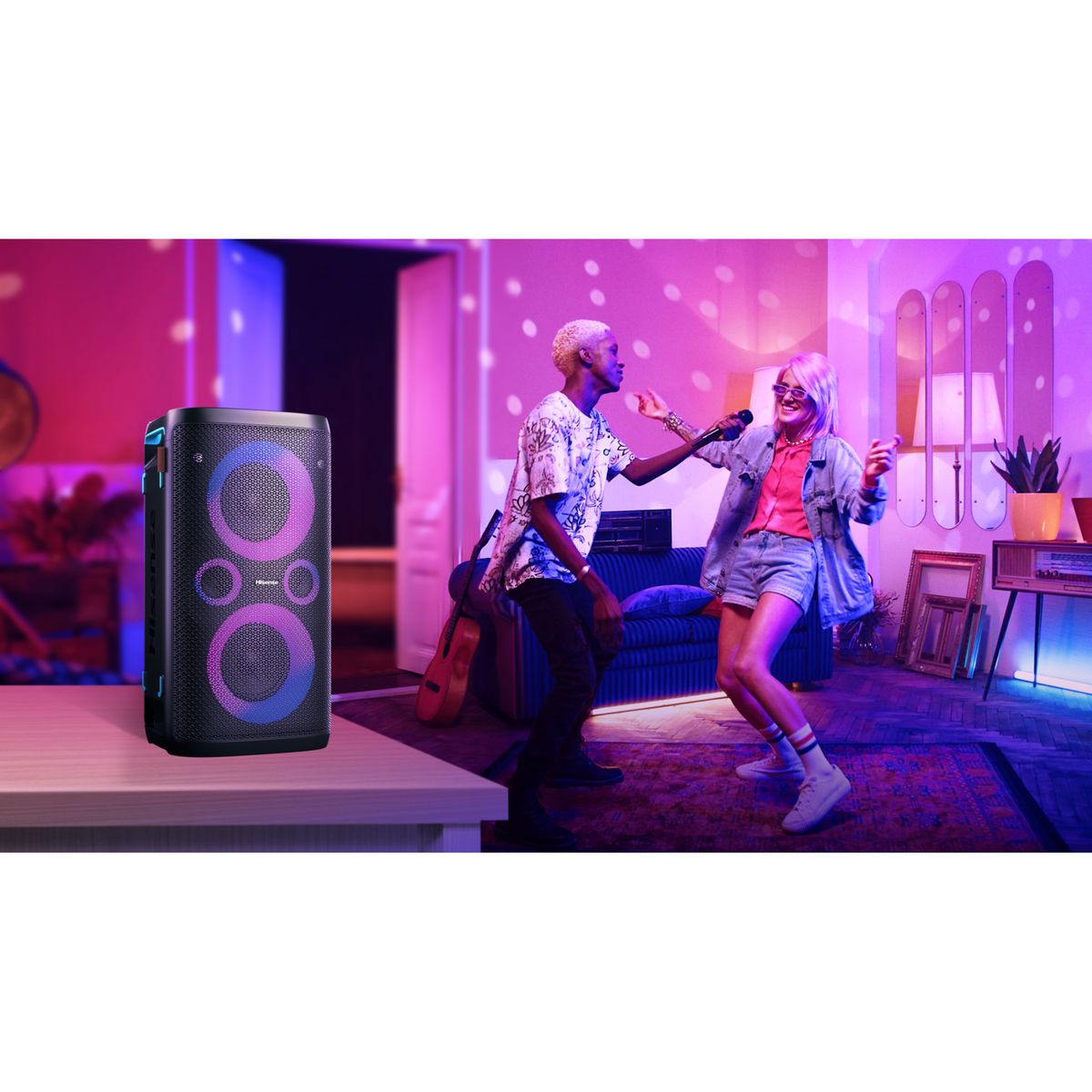 HISENSE Enceinte portable PARTY ROCKER ONE - Noir