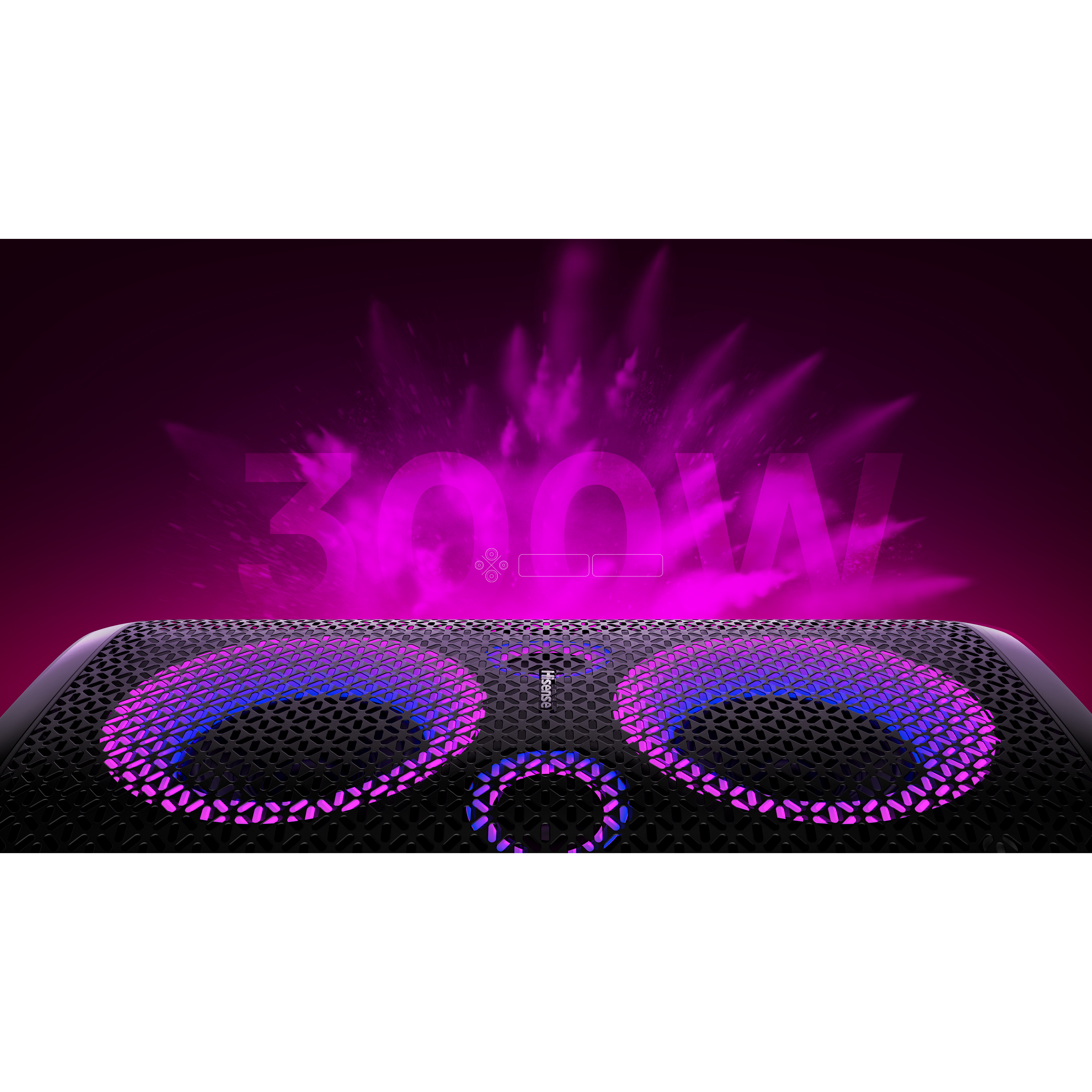Voir la diapositive 10 : HISENSE Enceinte portable PARTY ROCKER ONE - Noir