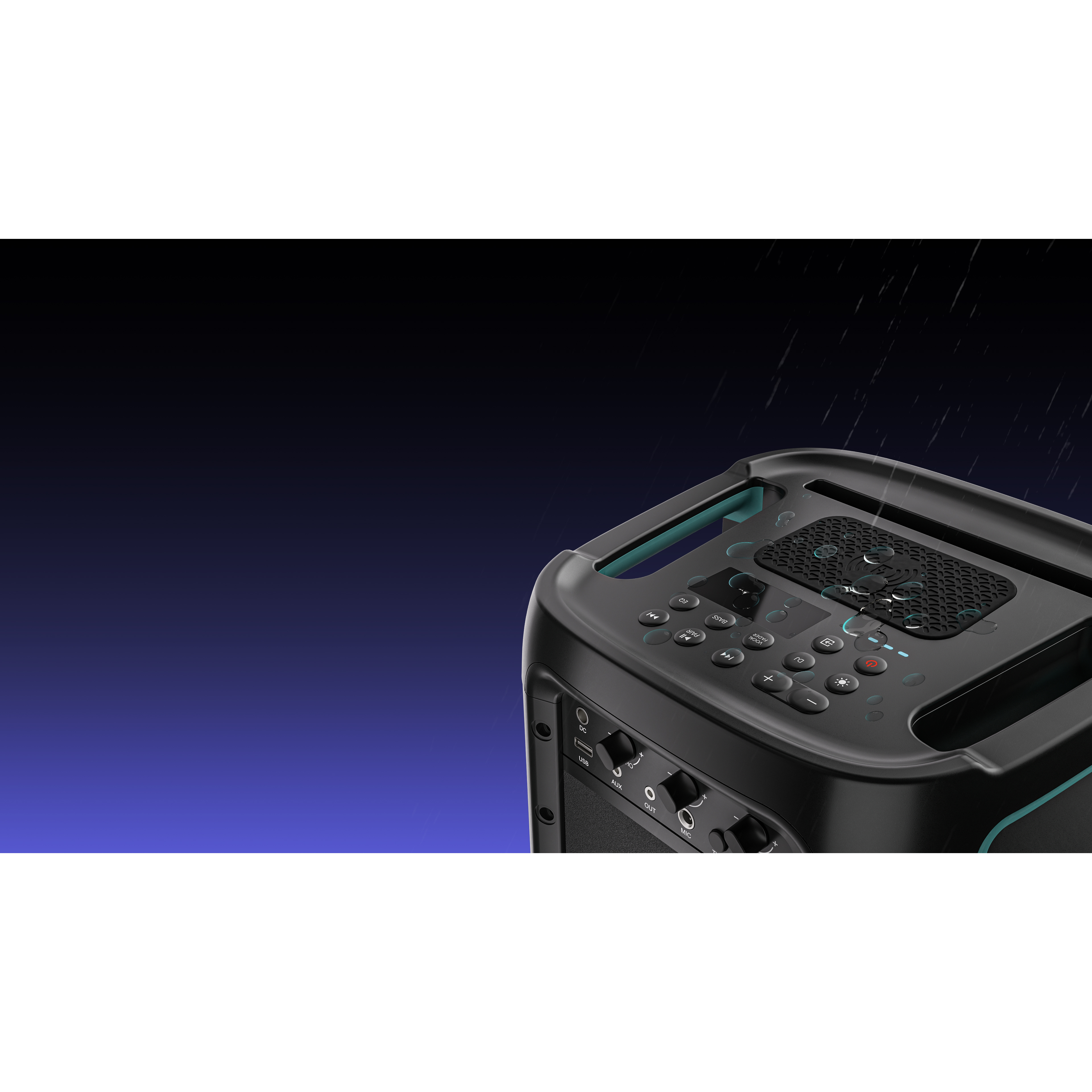 Voir la diapositive 11 : HISENSE Enceinte portable PARTY ROCKER ONE - Noir
