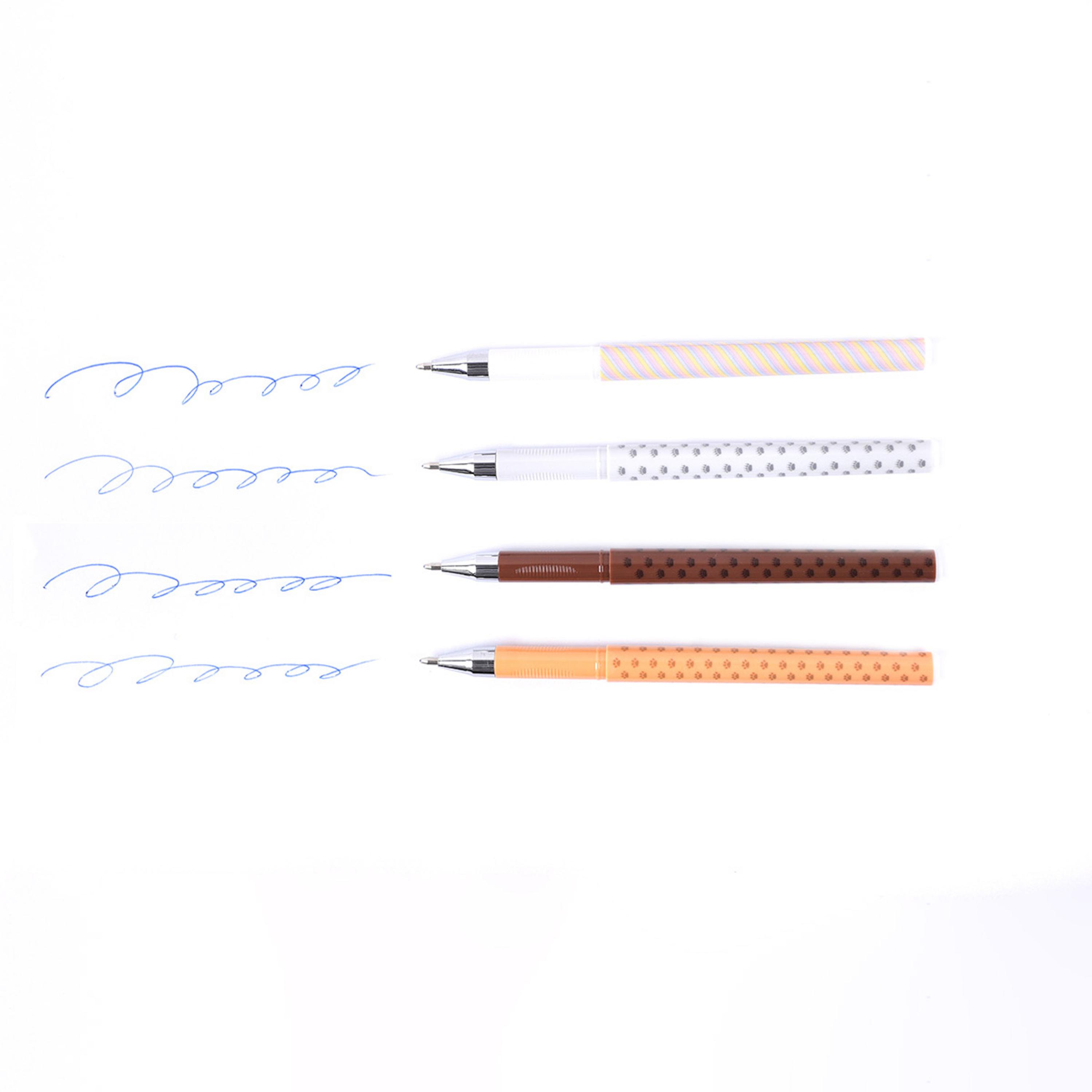Voir la diapositive 2 : AUCHAN Stylo Bille Décor Kid Pointe 1mm