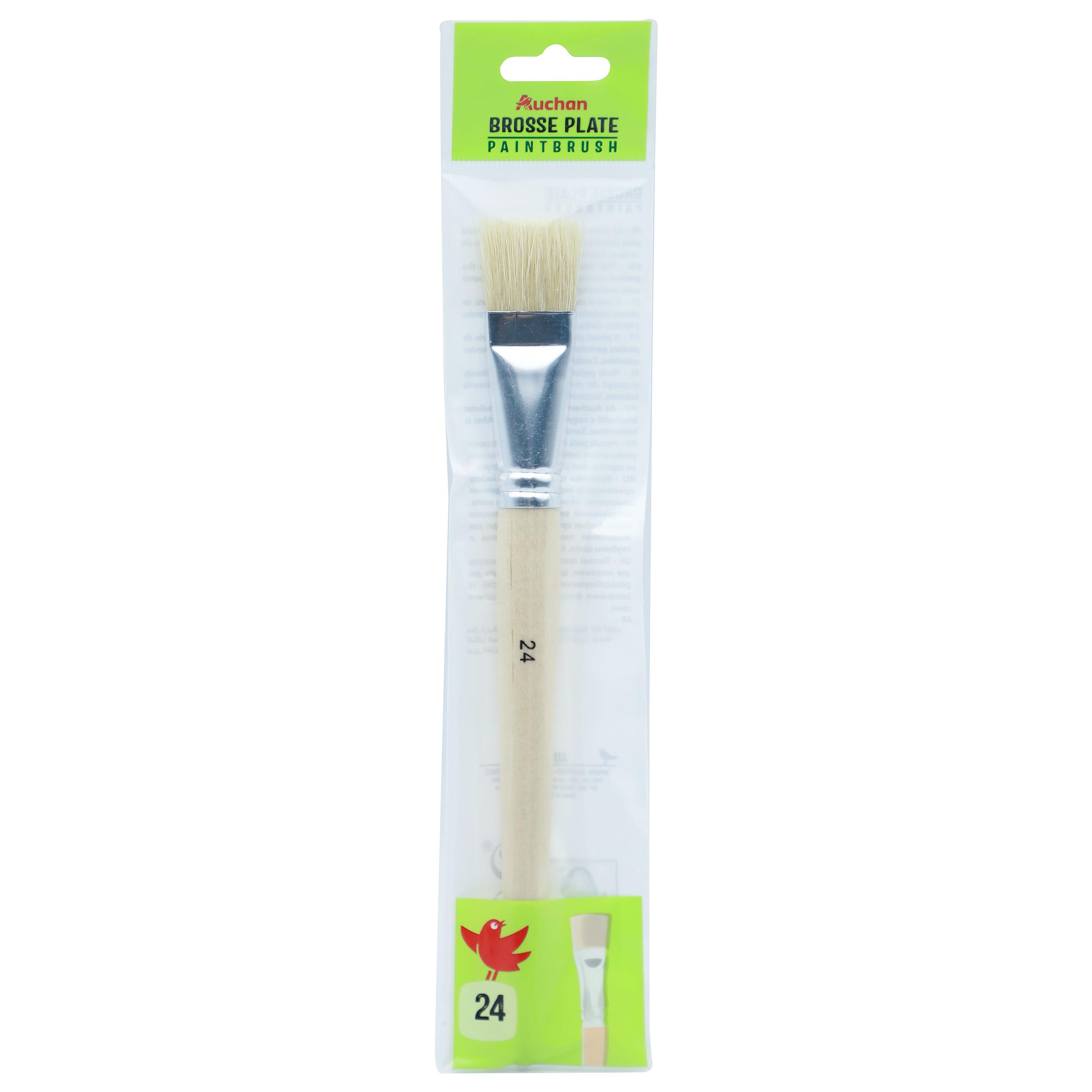 AUCHAN Pinceau Brosse Plat N24
