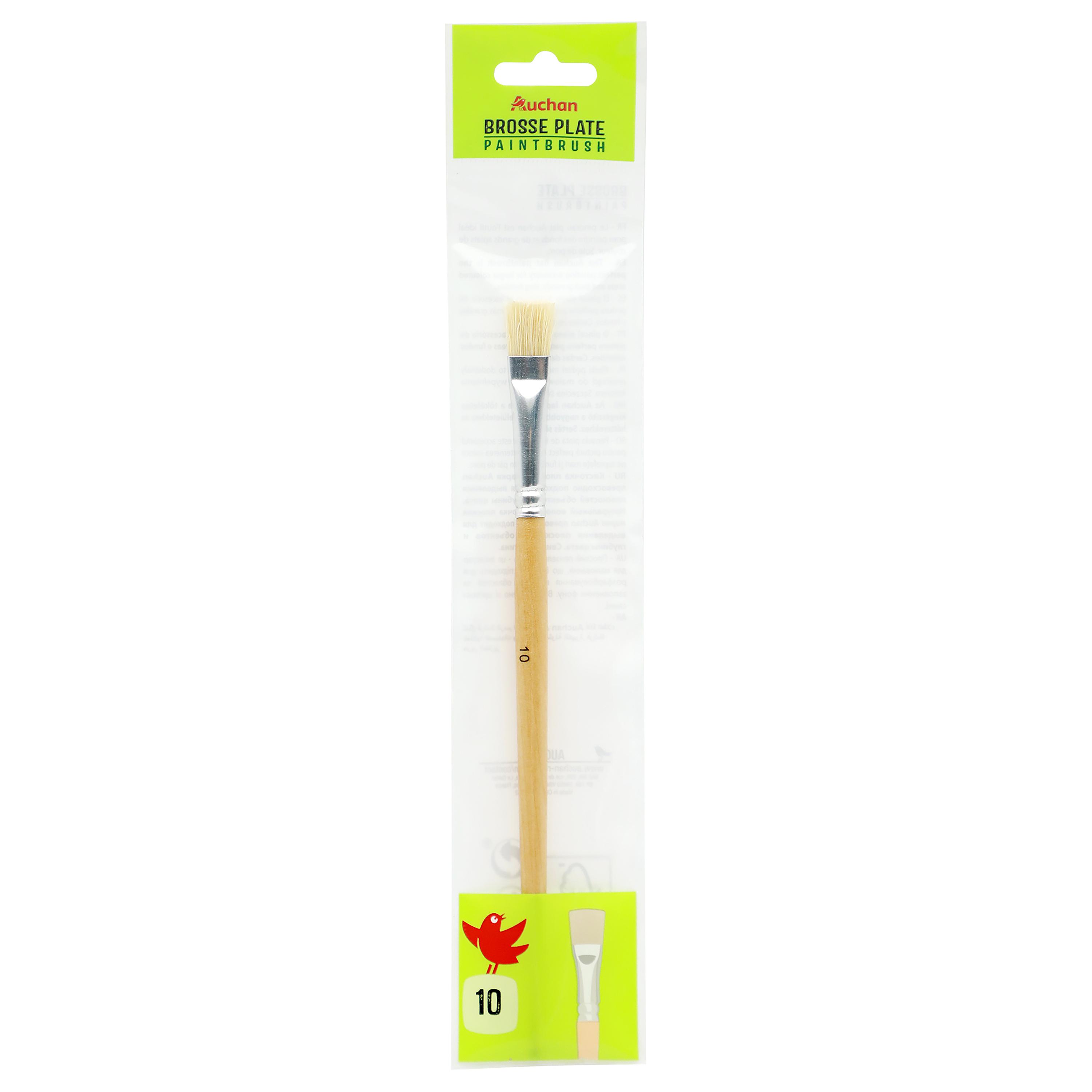 AUCHAN Pinceau Plat N10