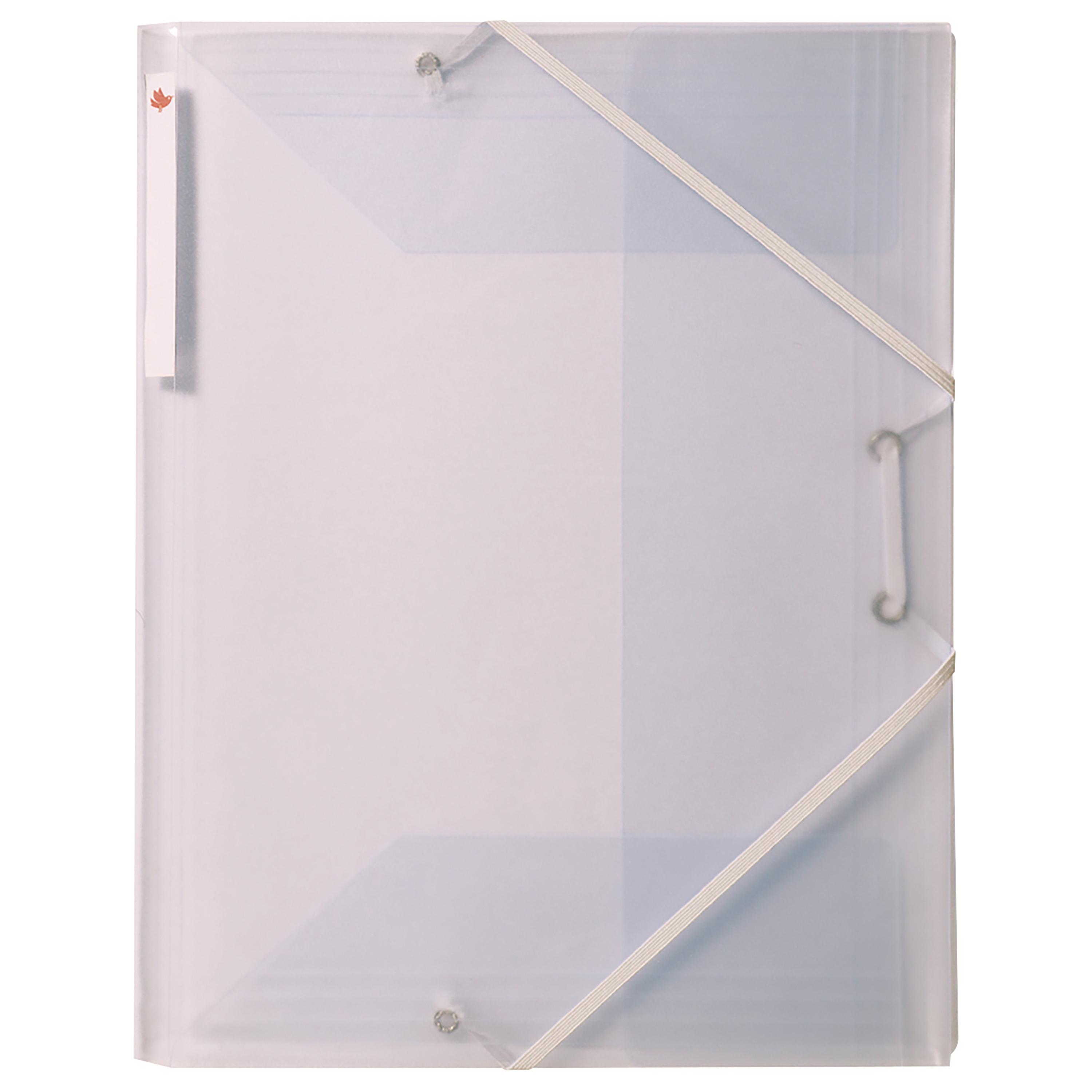 Voir la diapositive 2 : AUCHAN Lot de 3 chemises élastiques Cristal 24x32cm Polypro