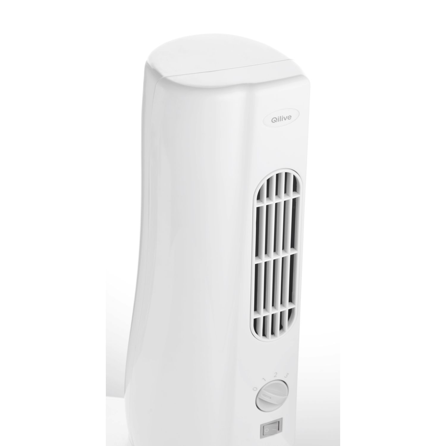 Voir la diapositive 2 : QILIVE Ventilateur colonne Q.6831 - Blanc
