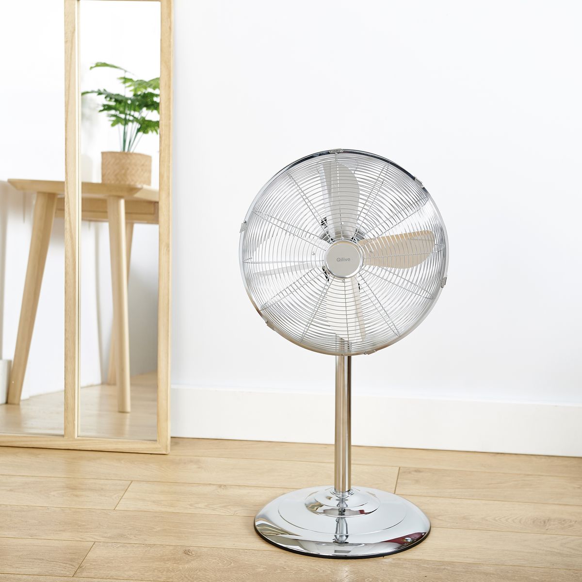 QILIVE Ventilateur sur pied Q.6860 - Chrome