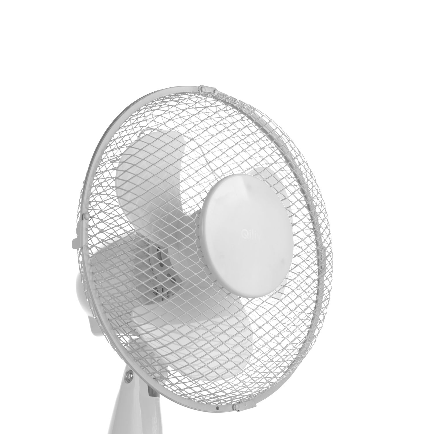 Voir la diapositive 2 : QILIVE Ventilateur de table Q.6723 - Blanc