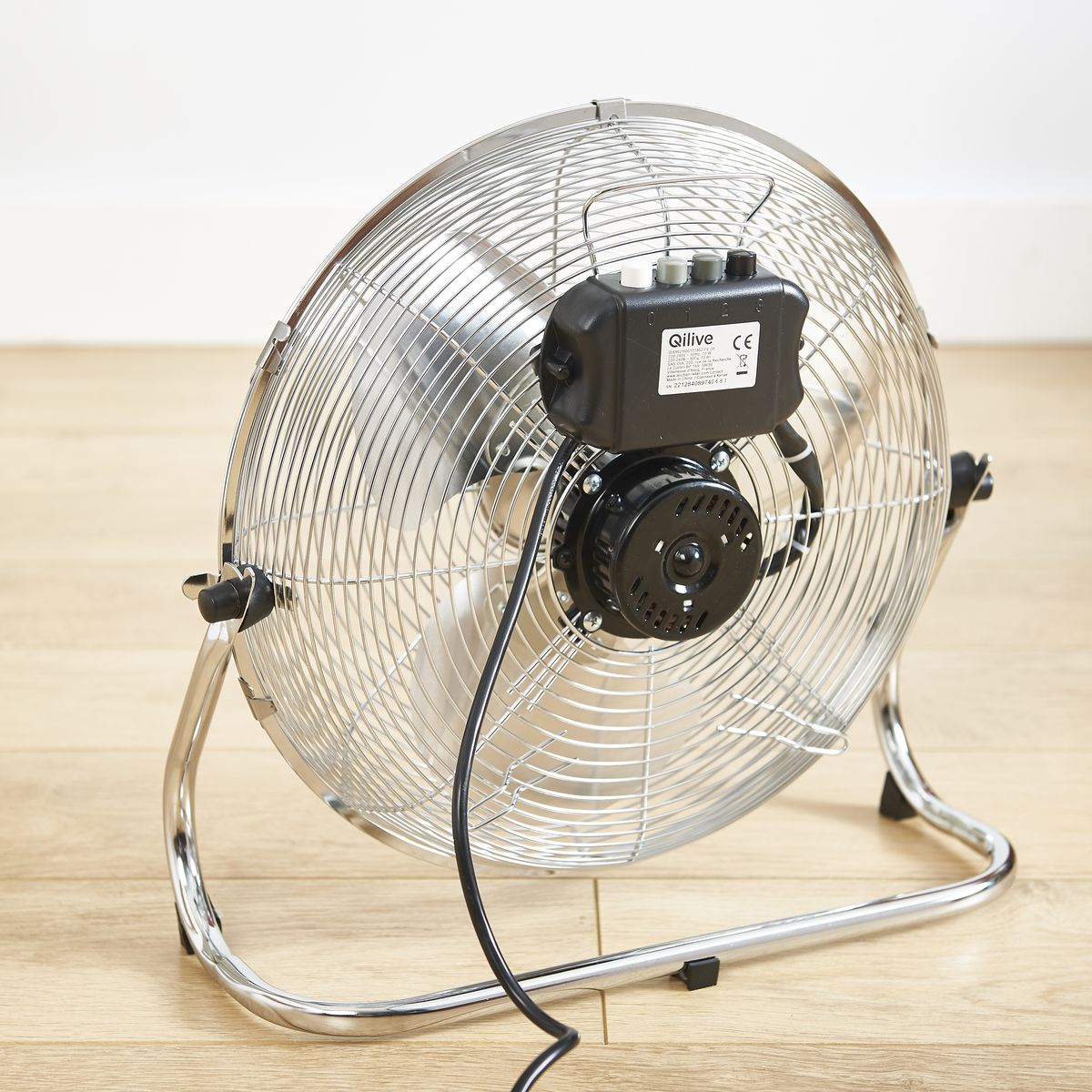 QILIVE Brasseur d'air Q.6862 - Chrome