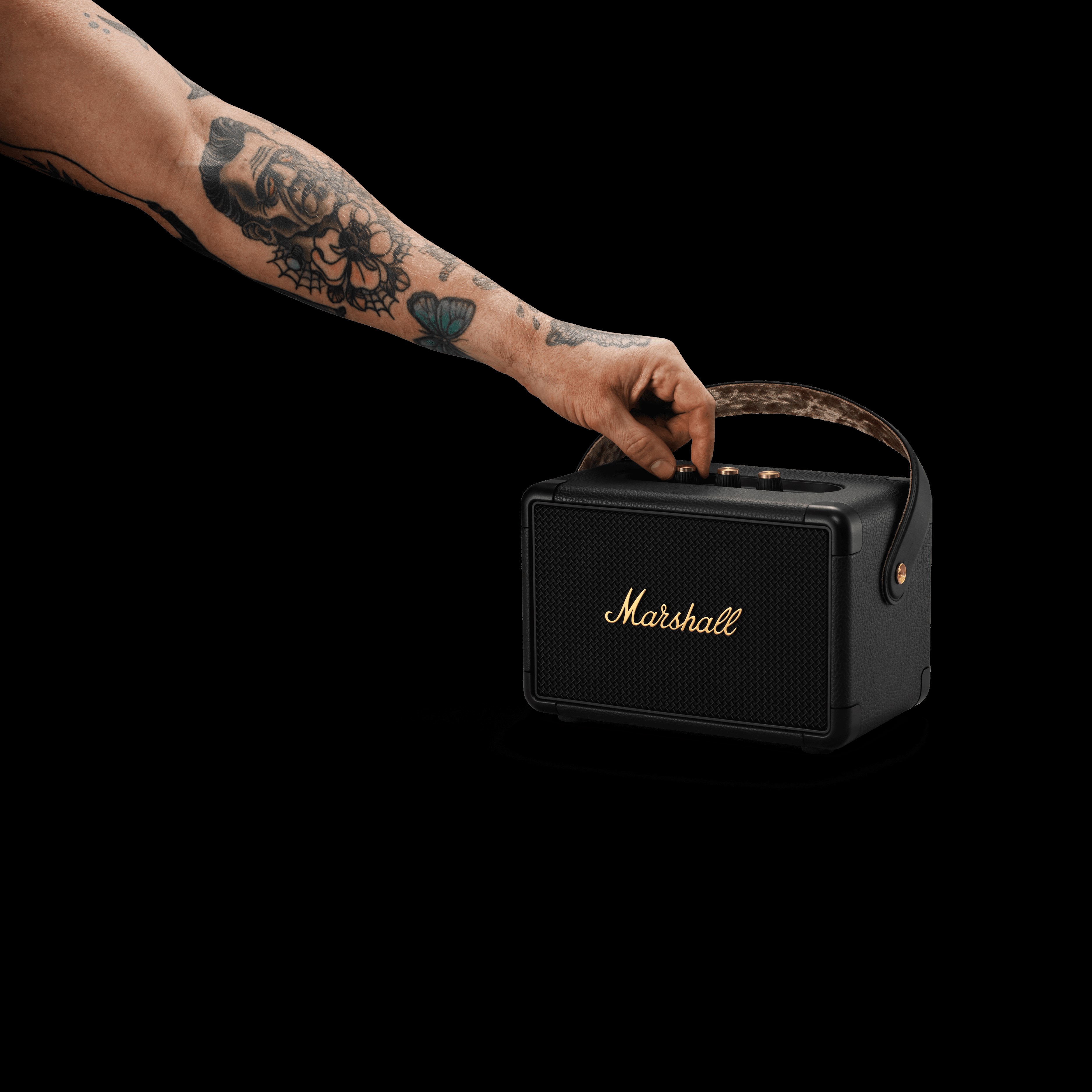 Voir la diapositive 18 : MARSHALL Enceinte portable Kilburn II - Noir