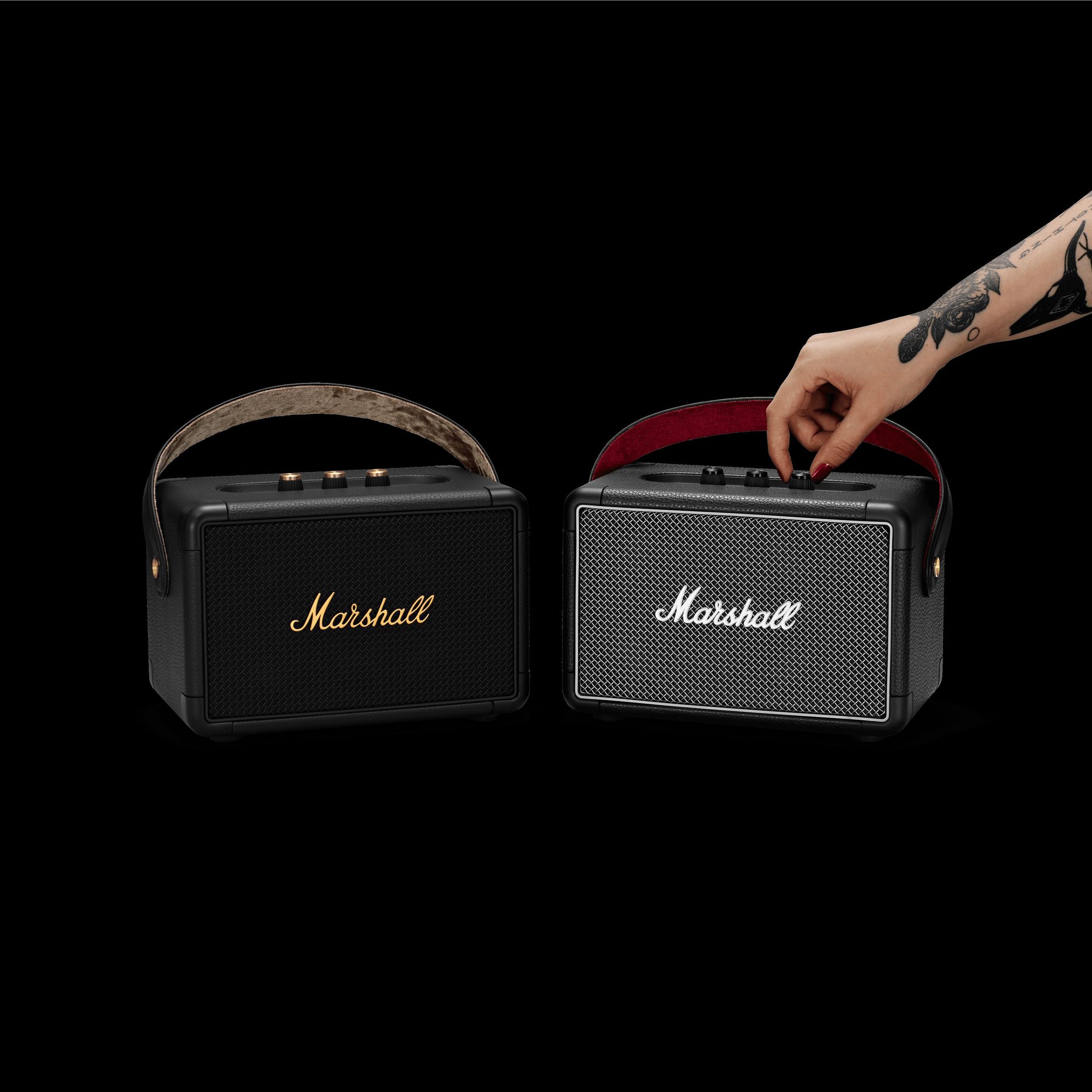 Voir la diapositive 2 : MARSHALL Enceinte portable Kilburn II - Noir