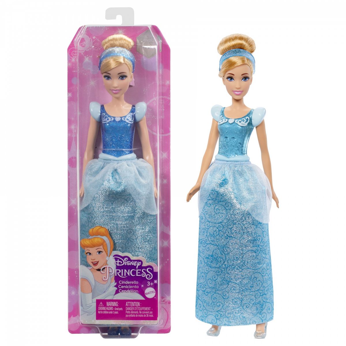 MATTEL Poupée Cendrillon 29 cm Disney Princess