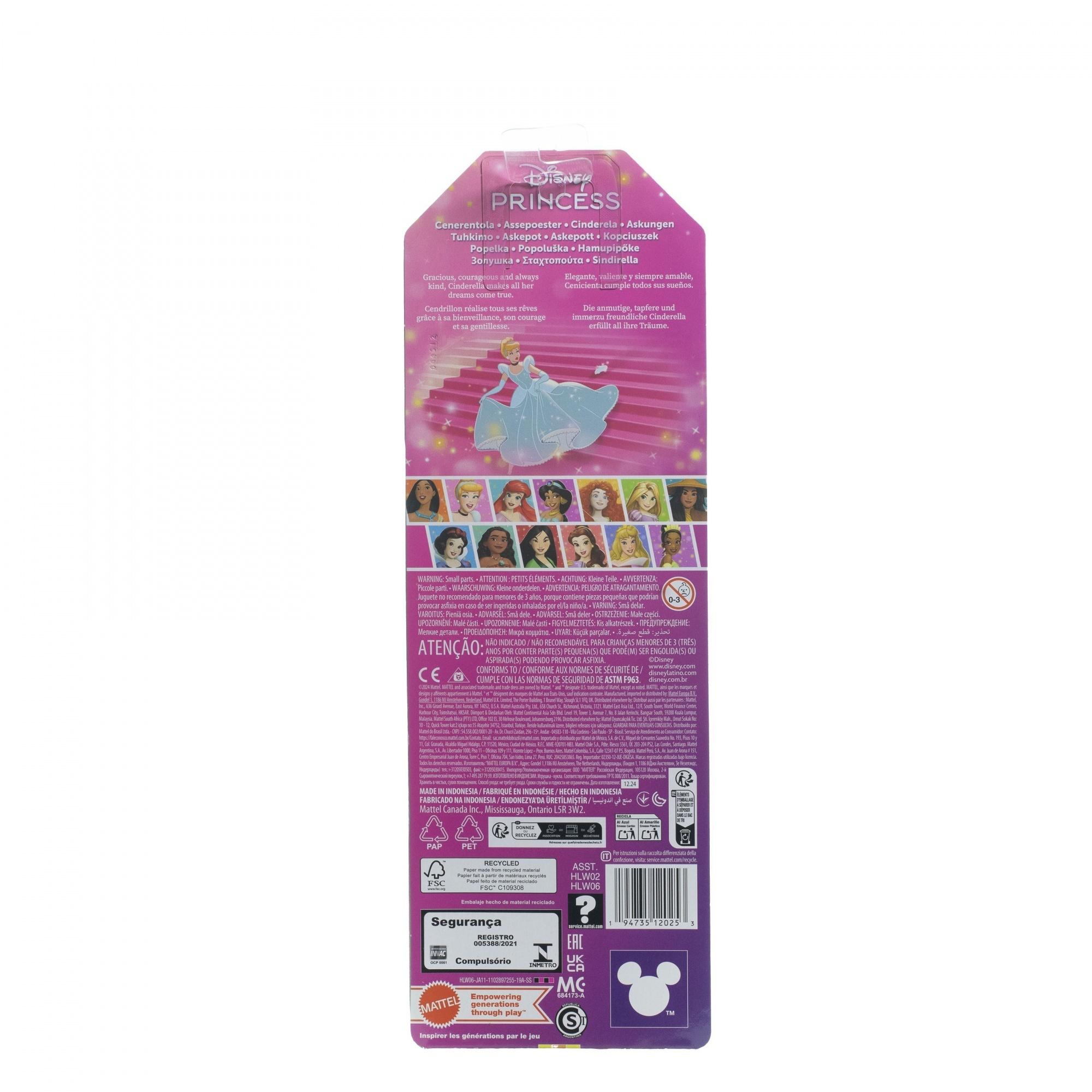 Voir la diapositive 8 : MATTEL Poupée Cendrillon 29 cm Disney Princess