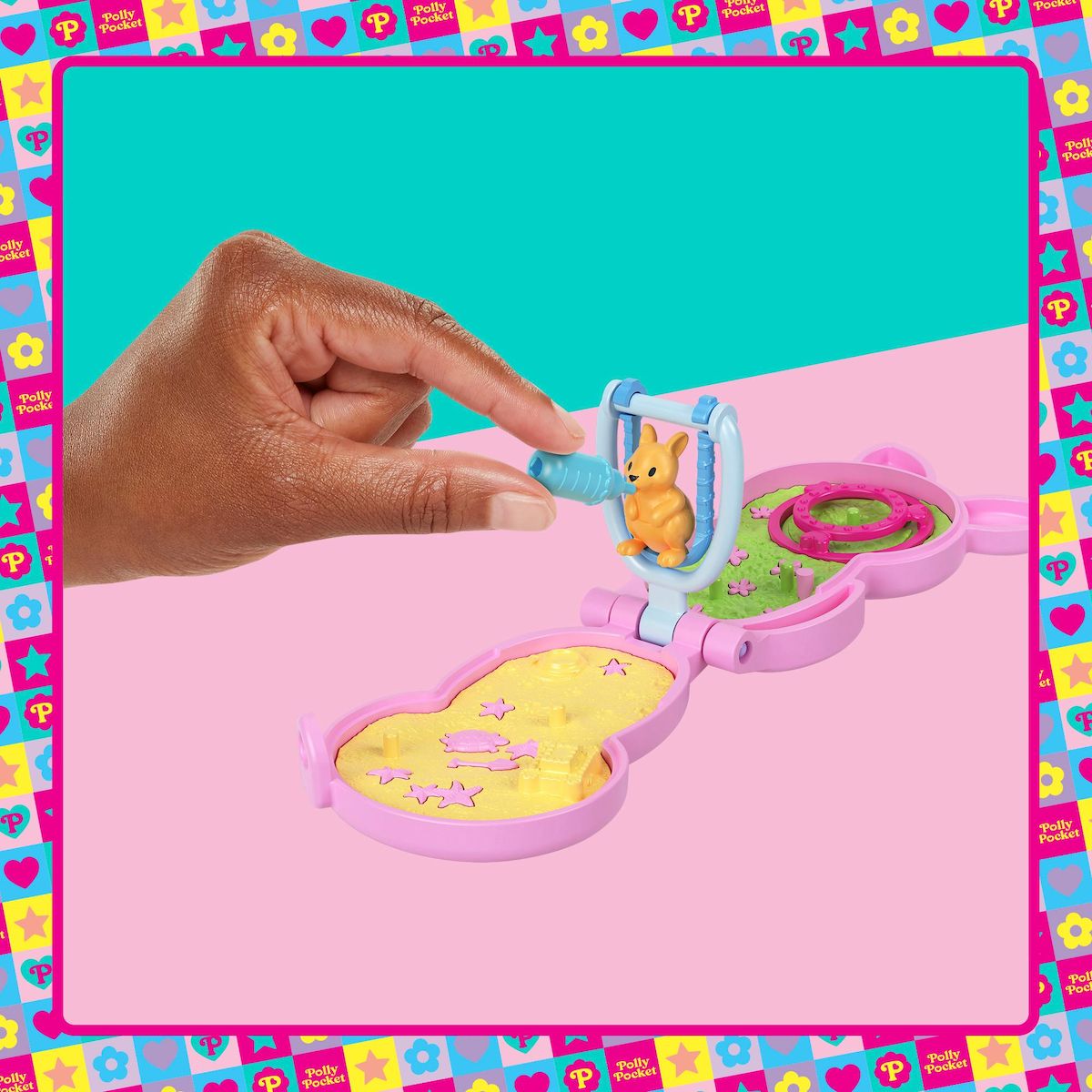 MATTEL Sac à main surprise Kangourou Polly Pocket