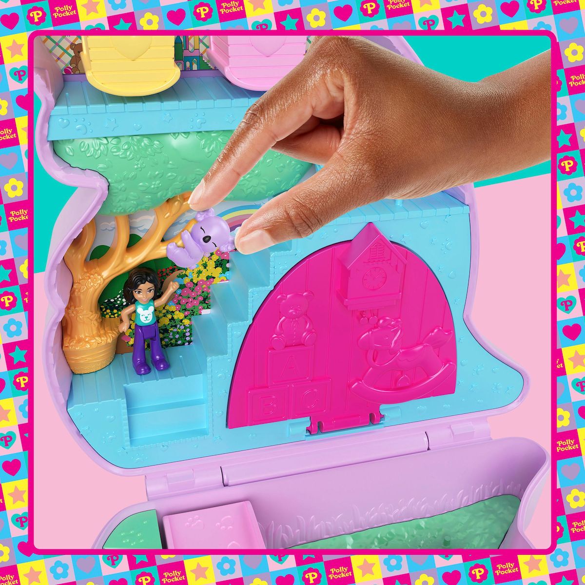 MATTEL Sac à main surprise Kangourou Polly Pocket