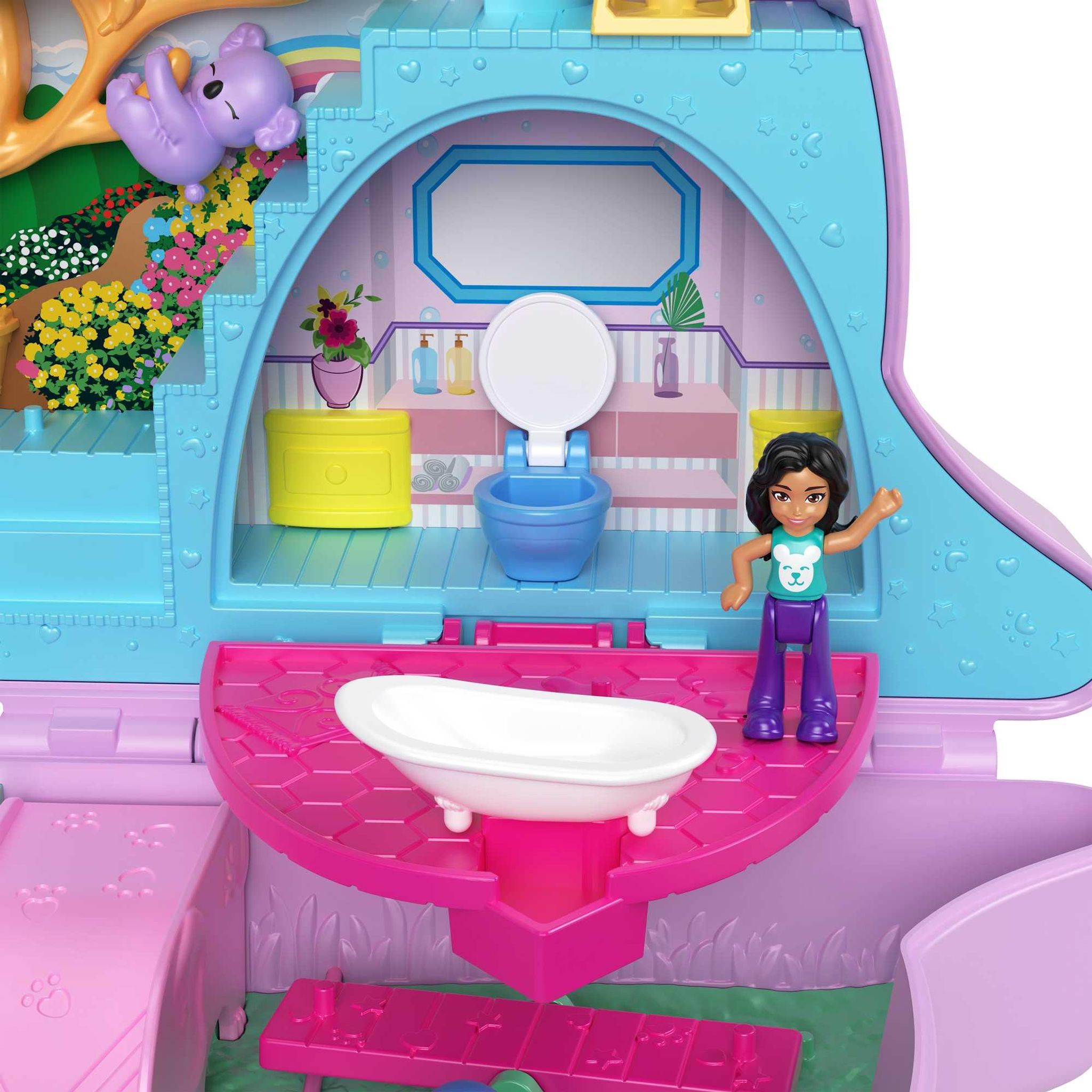 Voir la diapositive 6 : MATTEL Sac à main surprise Kangourou Polly Pocket